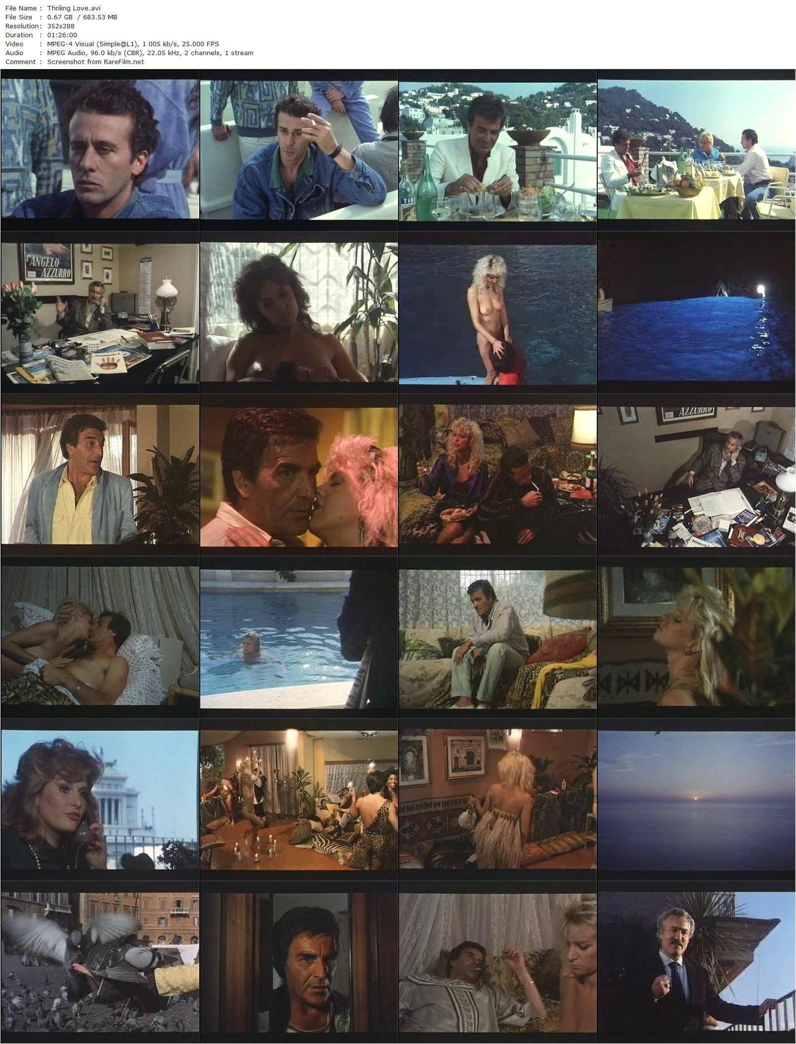 Thrilling Love (1989) Maurizio Pradeaux, Tony Kendall, Sharon Kane, Michel Durand-poster