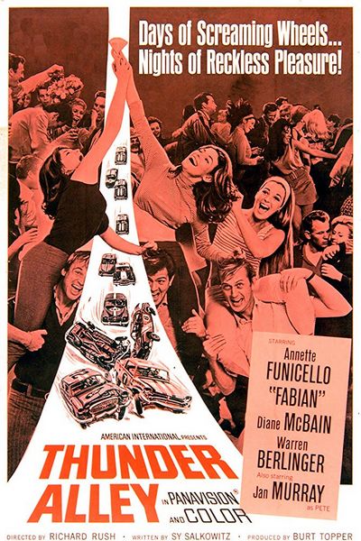 Thunder Alley (1967) Richard Rush, Annette Funicello, Fabian, Diane McBain, Action, Drama, Romance, Sport
