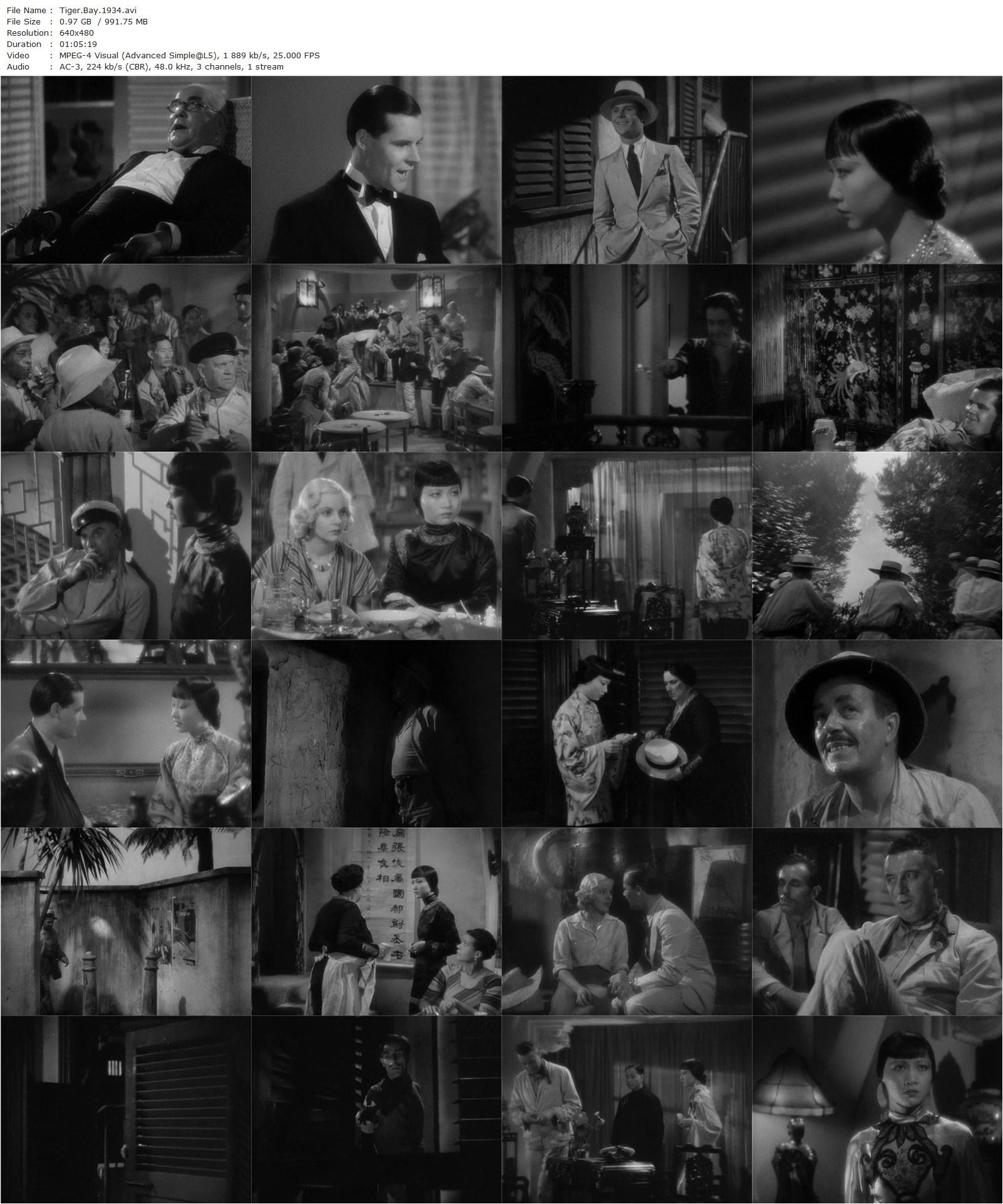 Tiger Bay (1934) J. Elder Wills, Anna May Wong, Henry Victor, Lawrence Grossmith-poster