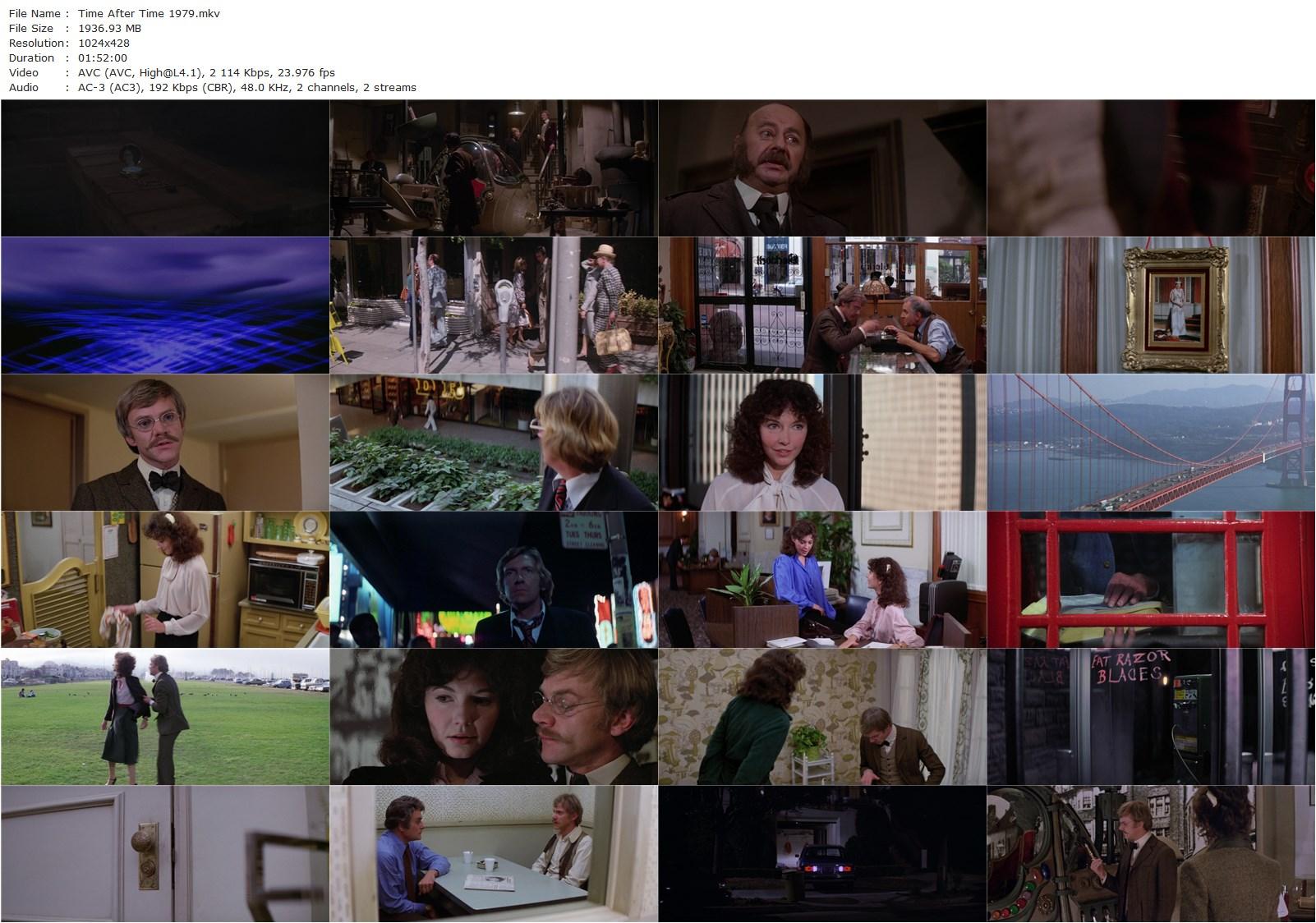 Time After Time (1979) Nicholas Meyer-poster