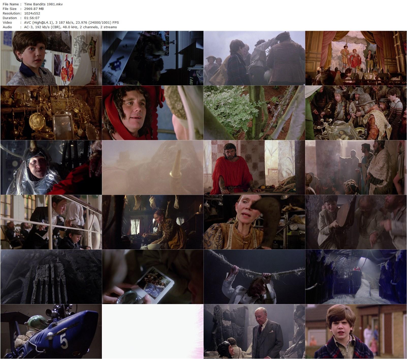 Time Bandits (1981) Terry Gilliam, Sean Connery, Shelley Duvall, John Cleese-poster