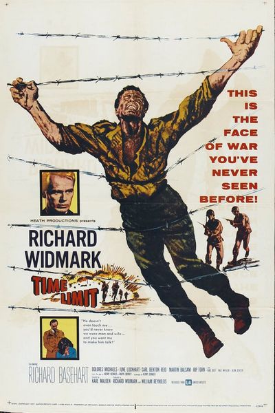 Time Limit (1957) Karl Malden, Richard Widmark, Richard Basehart, Dolores Michaels