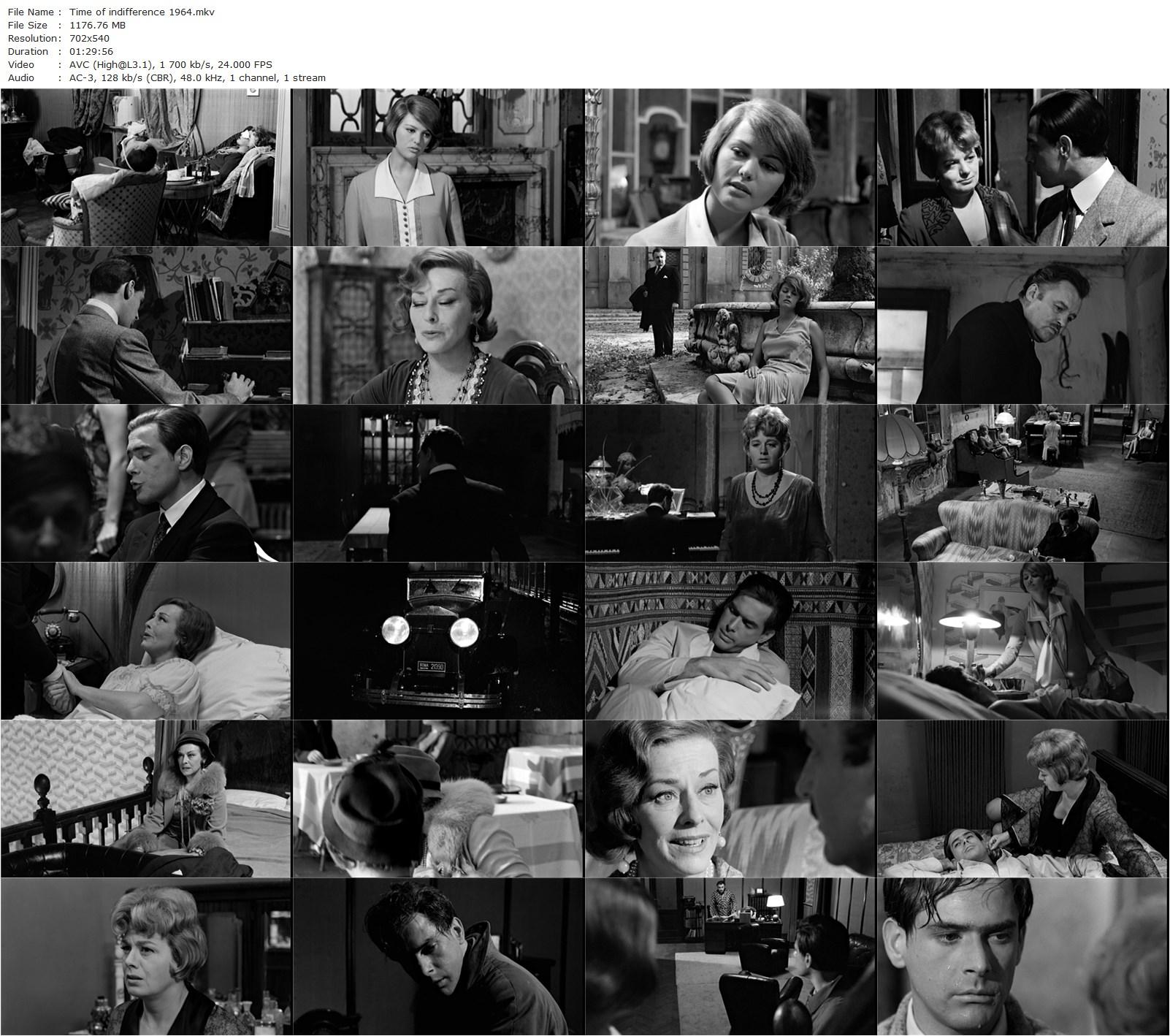 Time of Indifference (1964) Francesco Maselli-poster