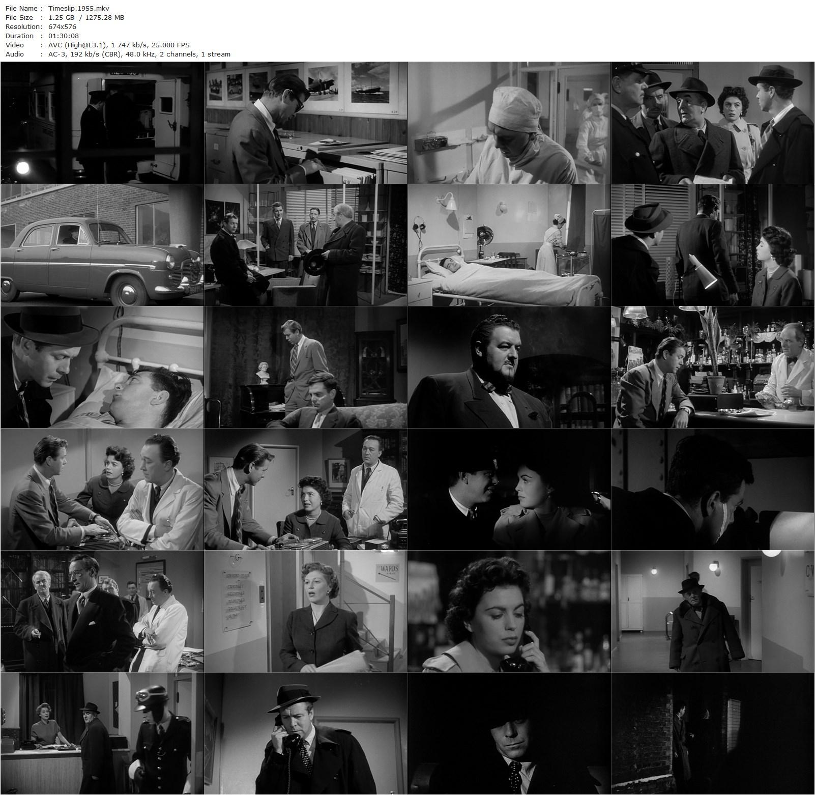 Timeslip AKA The Atomic Man (1955) Ken Hughes, Gene Nelson, Faith Domergue, Peter Arne-poster