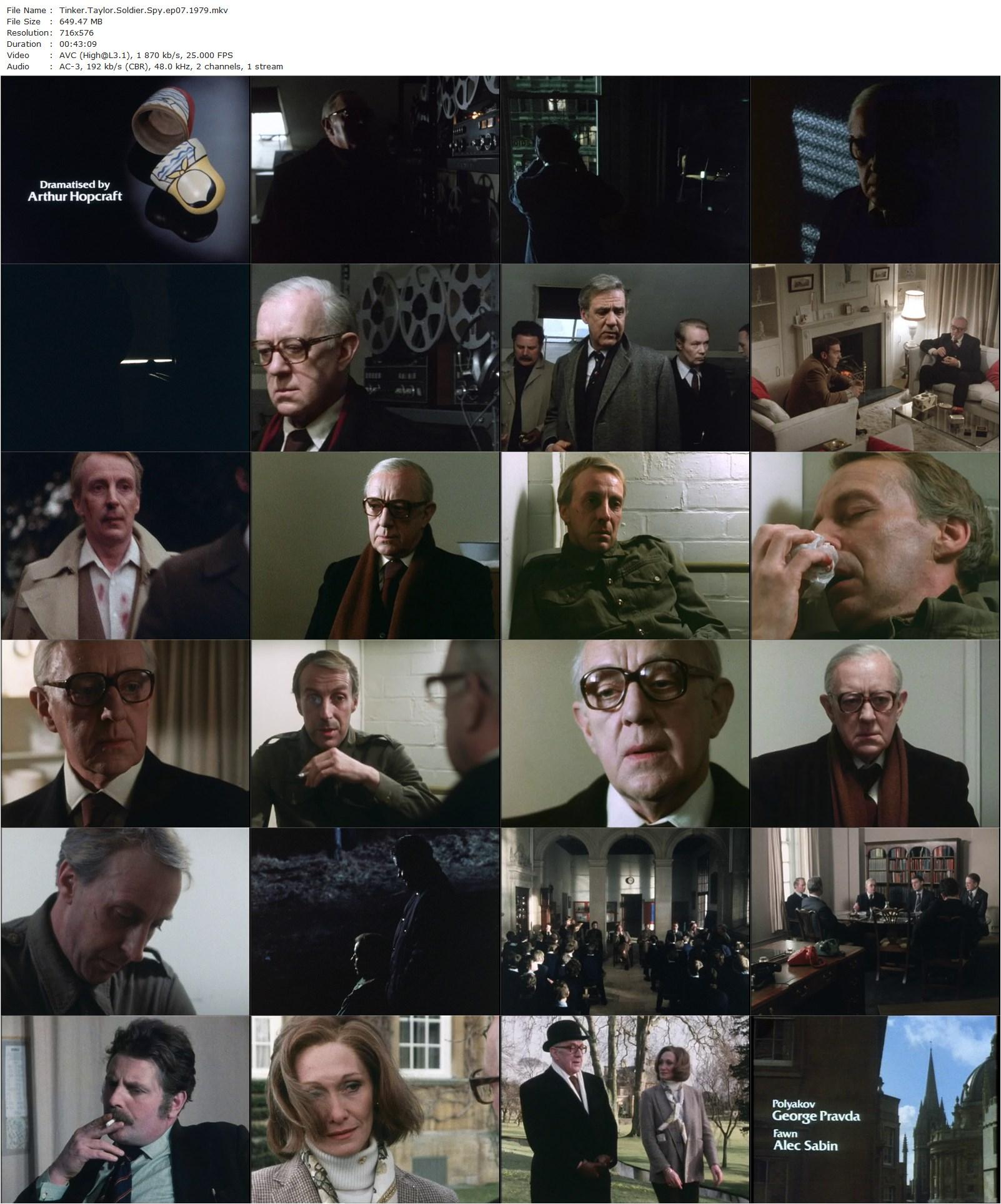 Tinker Tailor Soldier Spy (1979) John Irvin, Alec Guinness, Michael Jayston, Anthony Bate-poster
