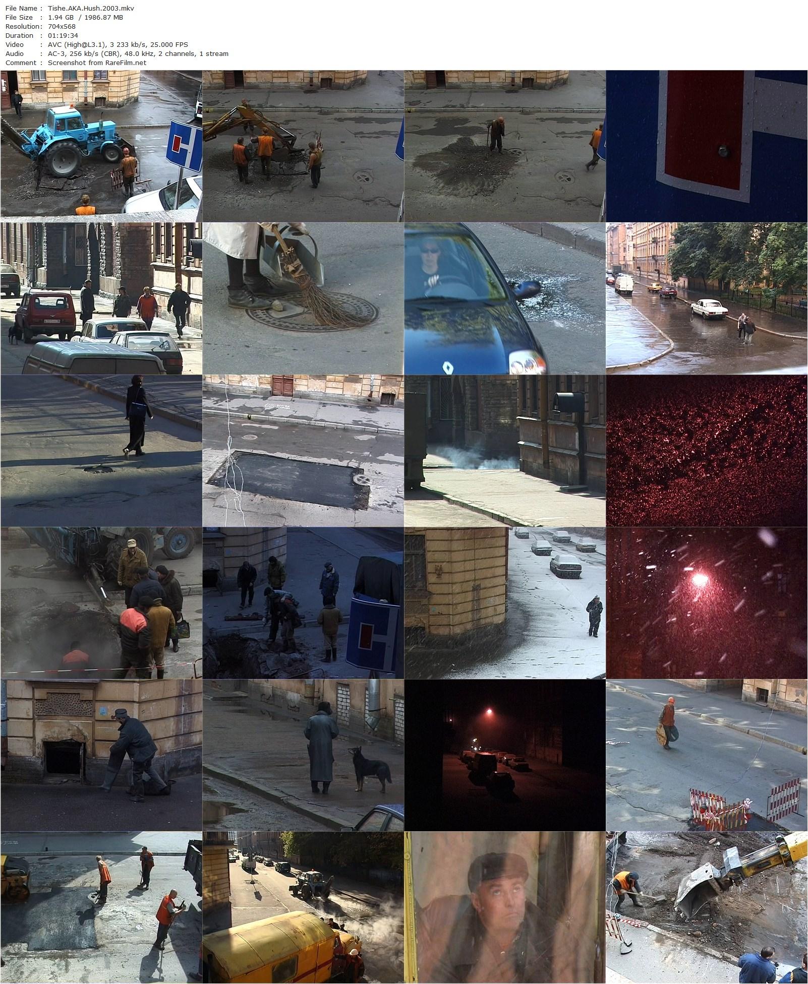 Hush! / Tishe! (2003) Viktor Kosakovskiy-poster