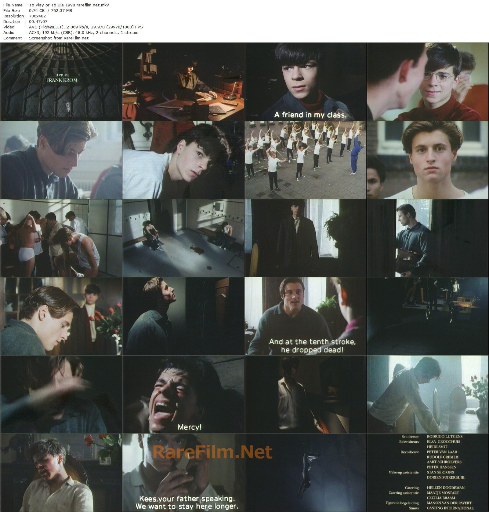 To Play or To Die / Spelen of sterven (1990) Frank Krom, Tjebbo Gerritsma, Simon Gribling, Joost Hienen-poster