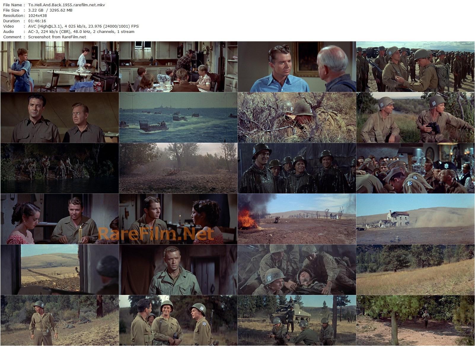 To Hell and Back (1955) Jesse Hibbs, Audie Murphy, Marshall Thompson, Charles Drake-poster