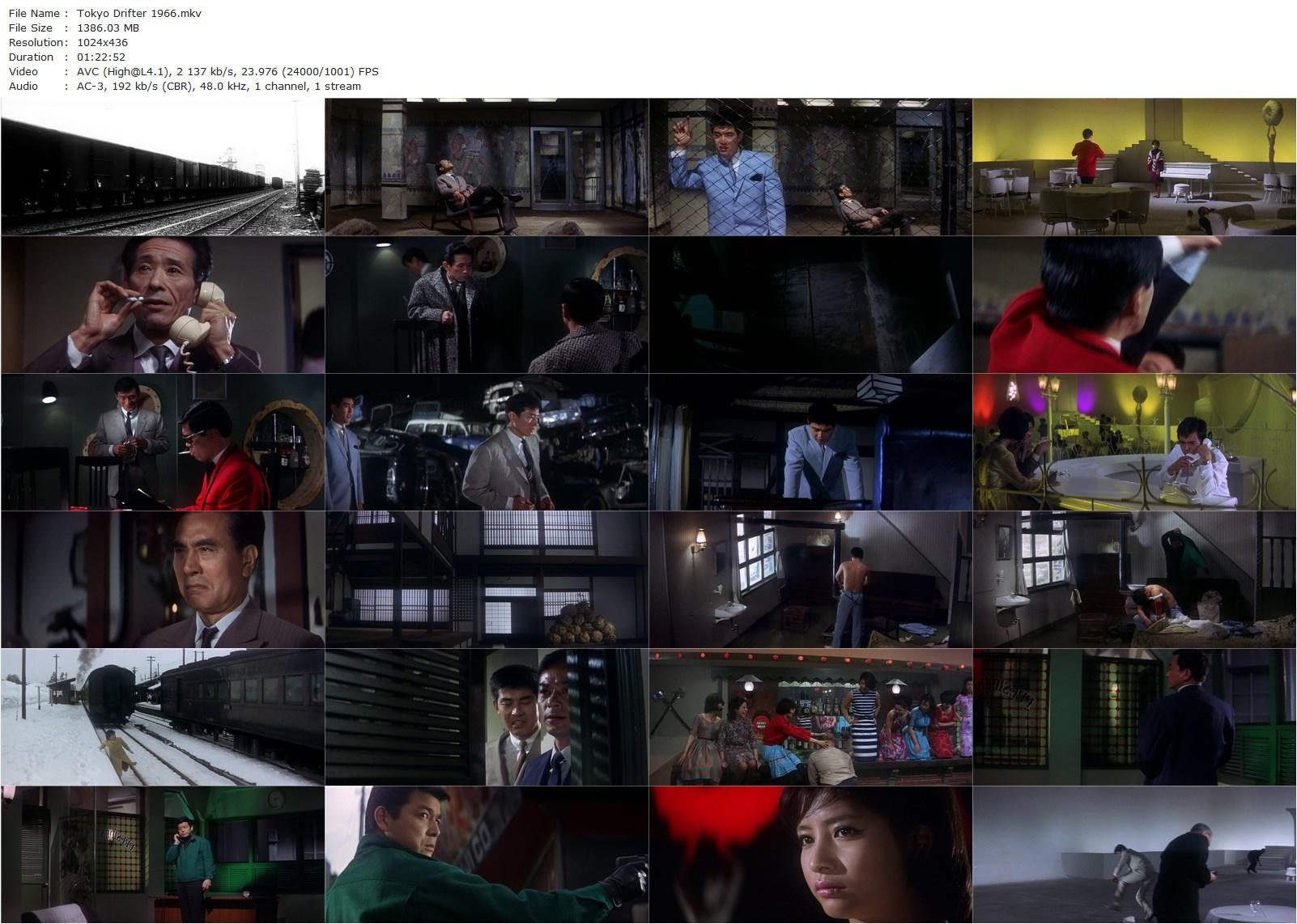 Tokyo Drifter AKA Tôkyô nagaremono (1966) Seijun Suzuki, Tetsuya Watari, Chieko Matsubara, Tamio Kawachi-poster