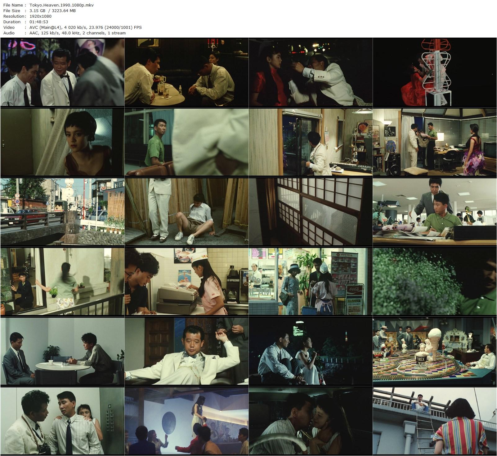 Tokyo Heaven / Tôkyô jôkû irasshaimase (1990) Shinji Sômai, Kiichi Nakai, Riho Makise, Tsurube Shôfukutei-poster