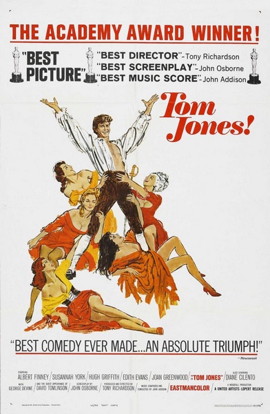 Tom Jones (1963) Tony Richardson, Albert Finney