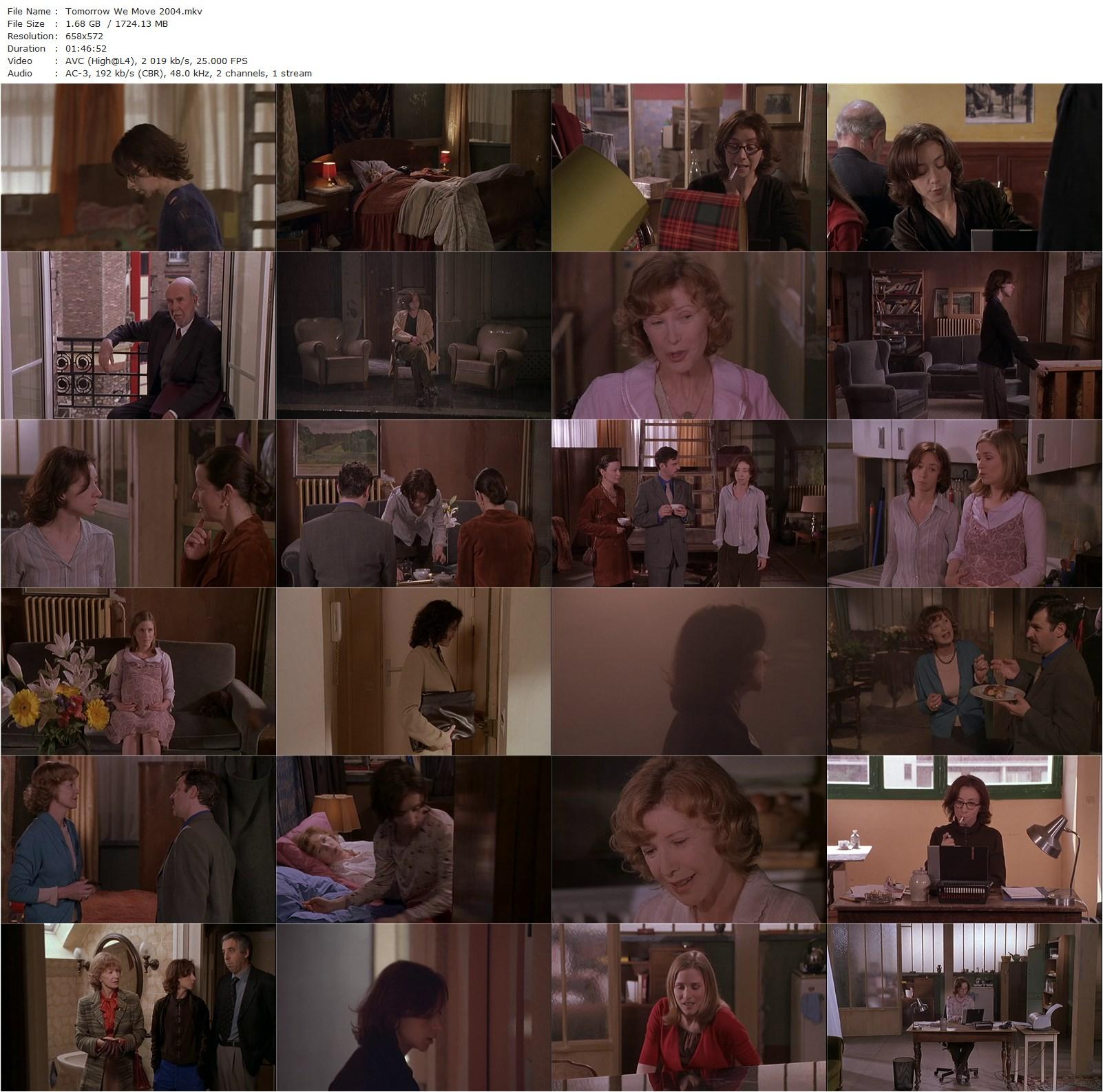 Tomorrow We Move AKA Demain on déménage (2004) Chantal Akerman, Sylvie Testud, Aurore Clément, Jean-Pierre Marielle-poster