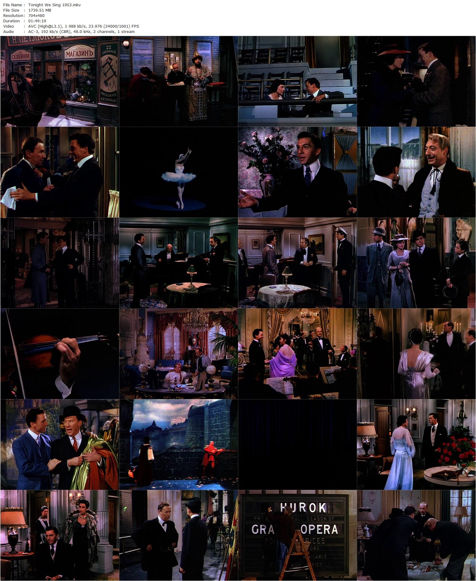 Tonight We Sing (1953) Mitchell Leisen, David Wayne, Ezio Pinza, Roberta Peters-poster