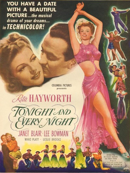 Tonight and Every Night (1945) Victor Saville, Rita Hayworth, Lee Bowman, Janet Blair