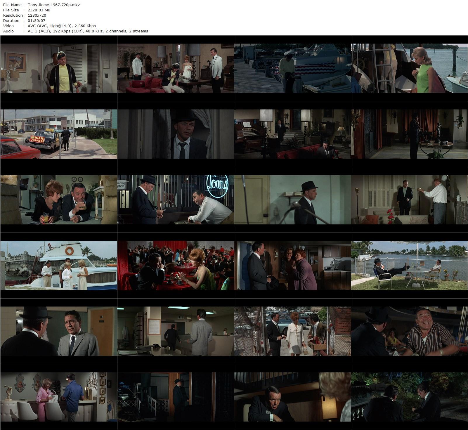 Tony Rome (1967) Gordon Douglas, Frank Sinatra, Jill St. John, Richard Conte-poster