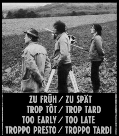 Too Early, Too Late (1982) Danièle Huillet, Jean-Marie Straub, Bahgat Elnadi, Gérard Samaan