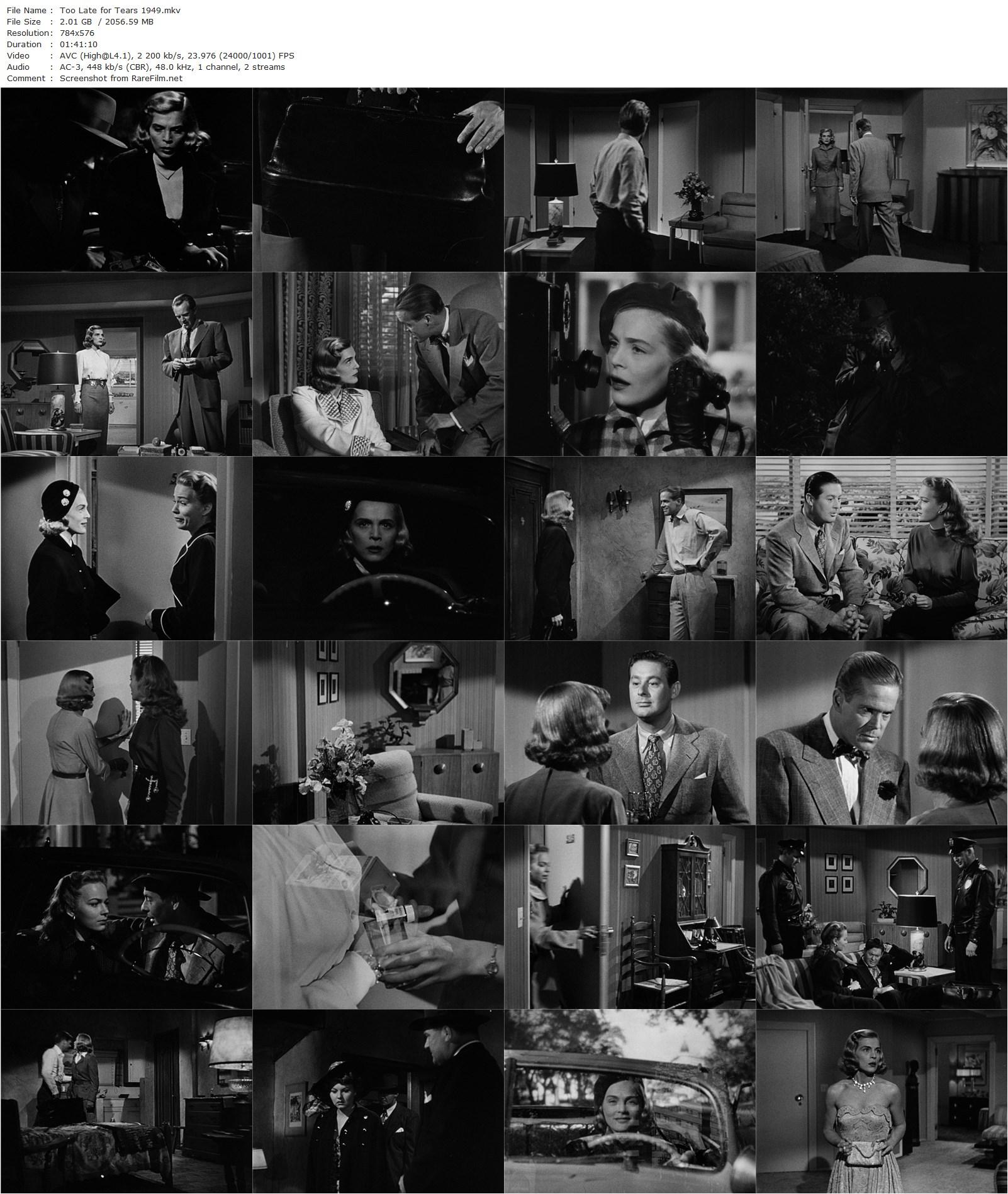 Too Late for Tears (1949) Byron Haskin-poster