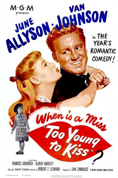 Too Young to Kiss (1951) Robert Z. Leonard, June Allyson, Van Johnson, Gig Young