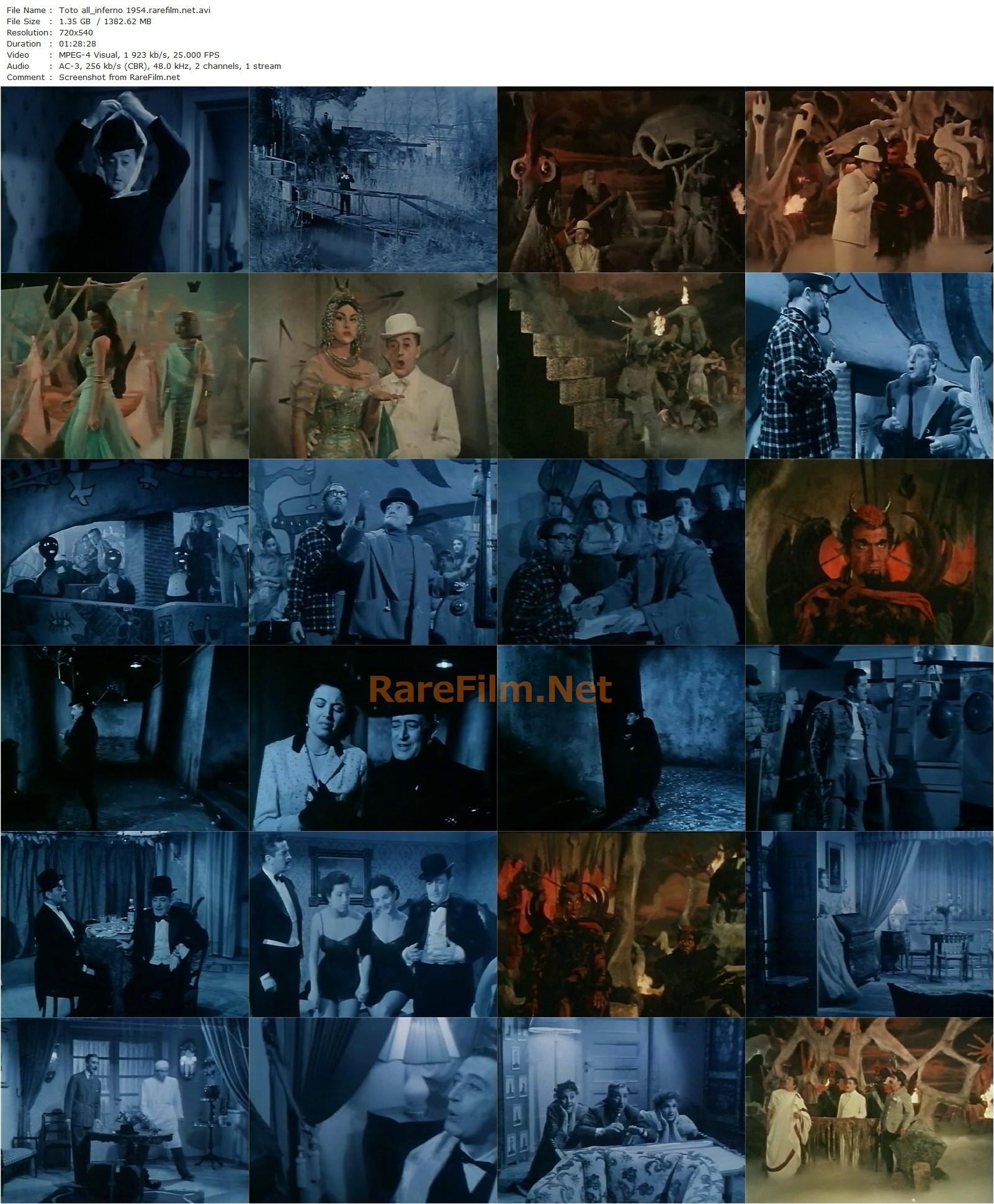 Toto in Hell / Totò all’inferno (1955) Camillo Mastrocinque, Totò, Maria Frau, Fulvia Franco-poster