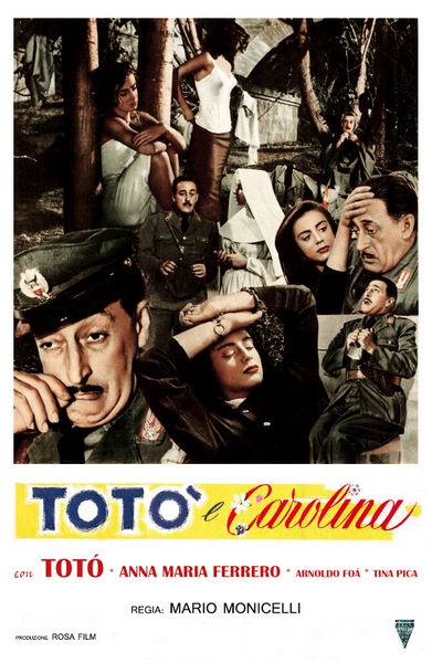 Totò e Carolina (1955) Mario Monicelli, Totò, Anna Maria Ferrero, Arnoldo Foà