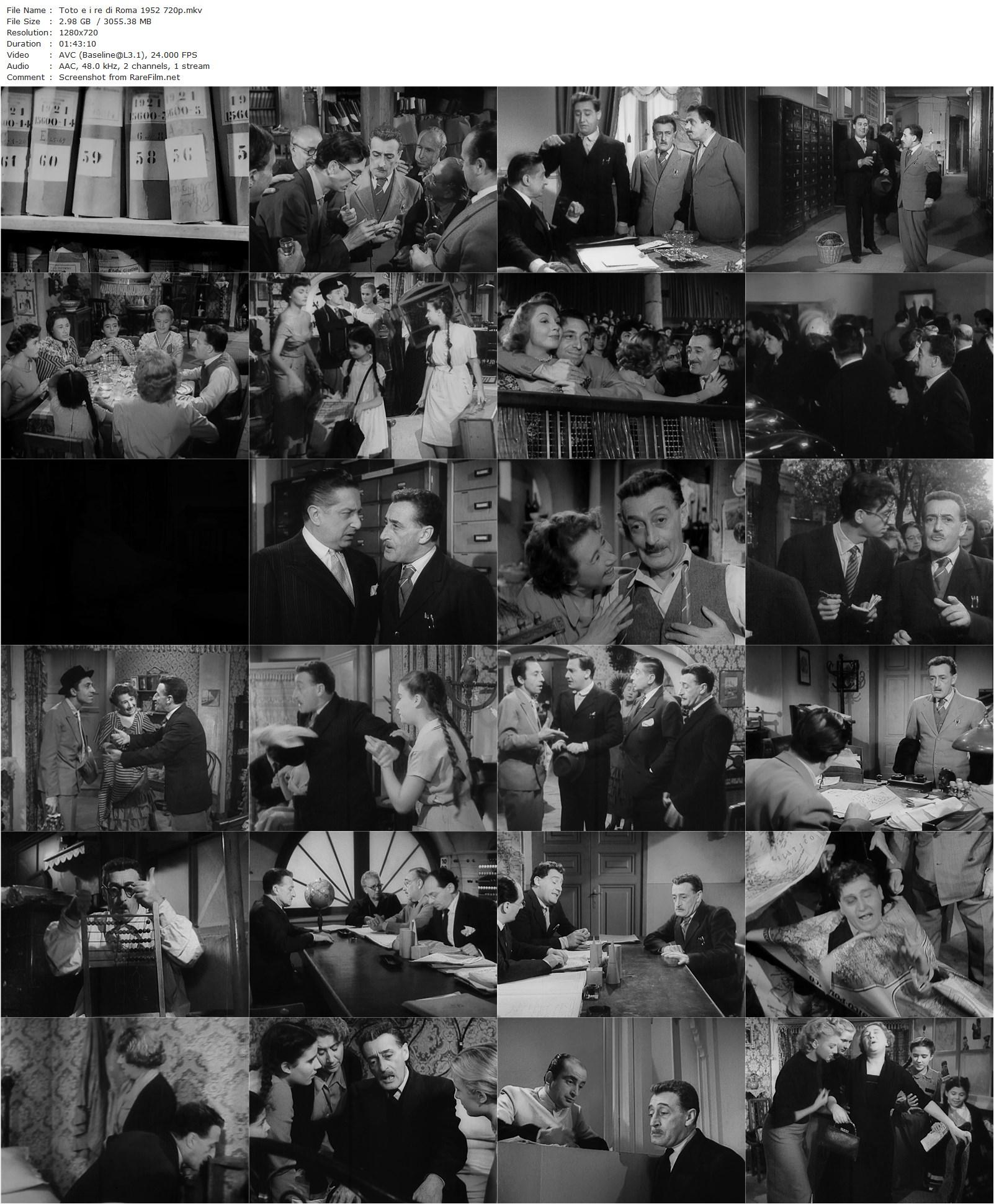Toto and the King of Rome / Totò e i re di Roma (1951) Mario Monicelli, Steno, Totò, Aroldo Tieri, Alberto Sordi-poster