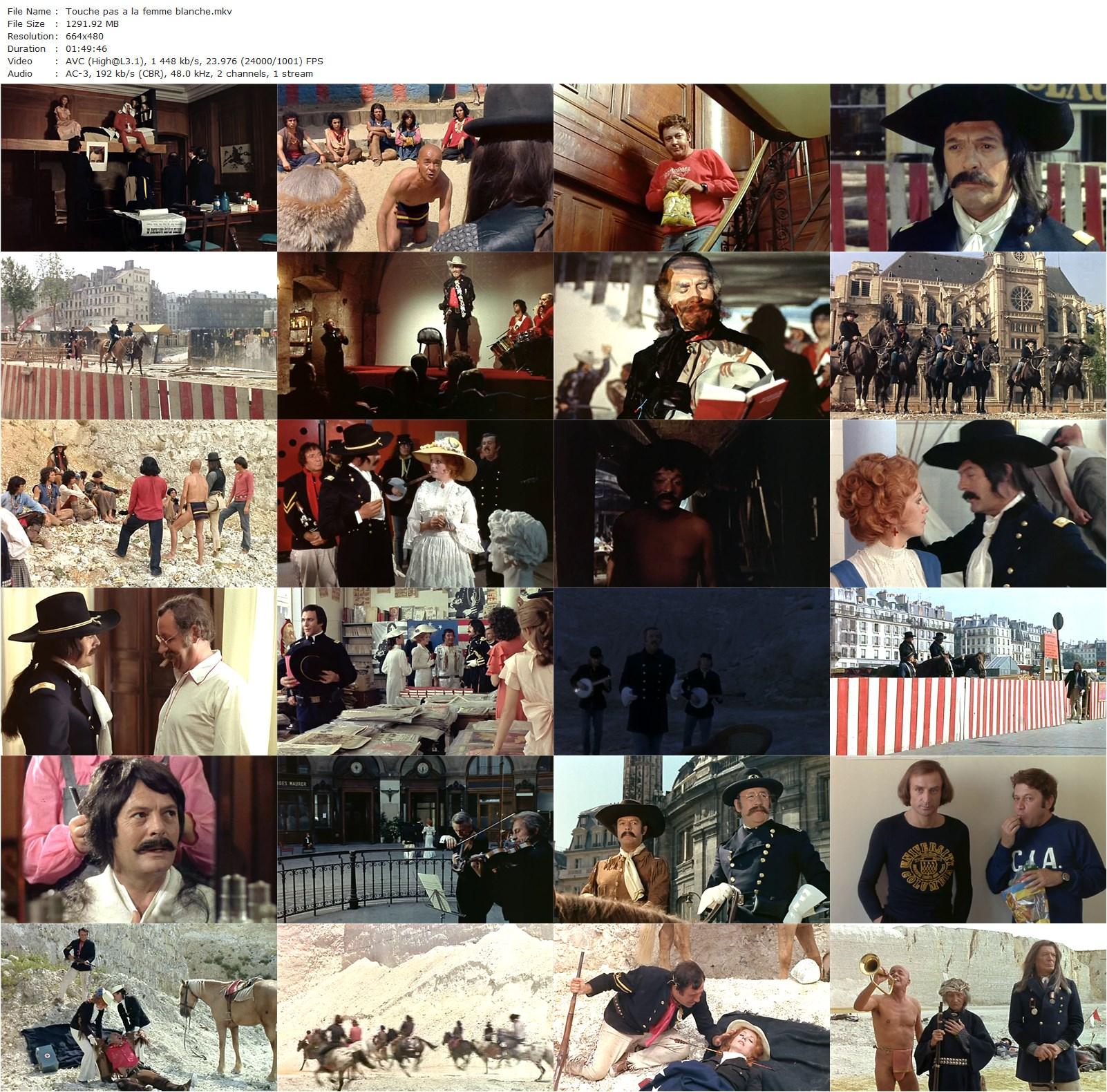 Don’t Touch the White Woman! AKA Touche pas à la femme blanche (1974) Marco Ferreri, Marcello Mastroianni, Catherine Deneuve, Michel Piccoli-poster