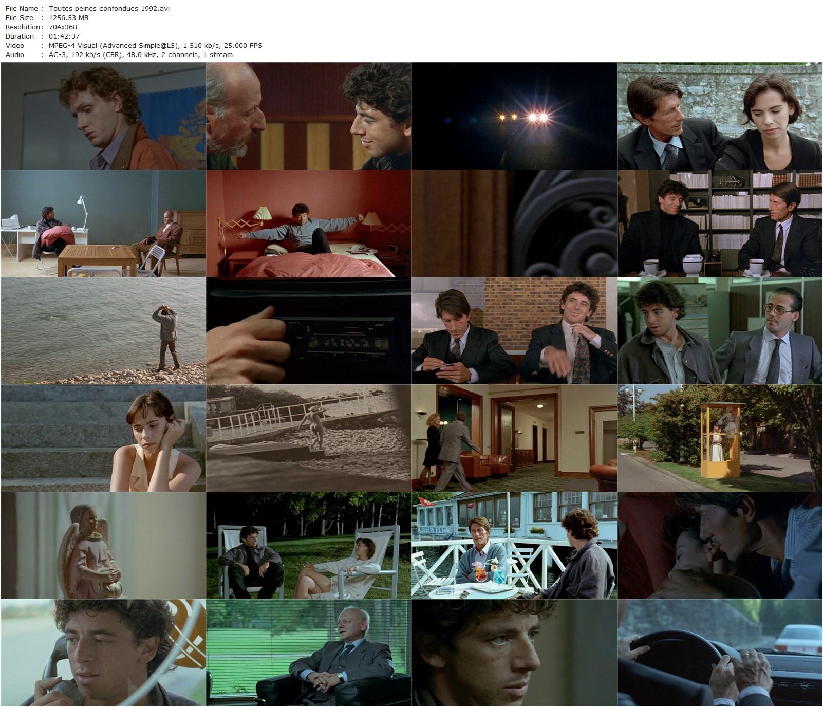 Sweetheart AKA Toutes peines confondues (1992) Michel Deville, Patrick Bruel, Jacques Dutronc, Mathilda May-poster