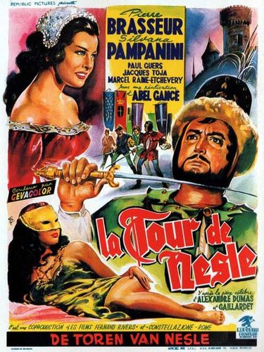 Tower of Nesle (1955) Abel Gance, Pierre Brasseur, Silvana Pampanini, Paul Guers