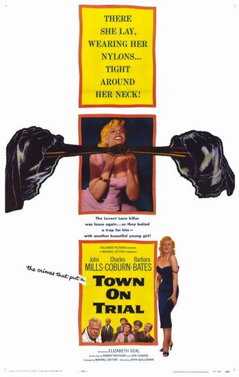 Town on Trial (1957) John Guillermin, John Mills, Charles Coburn, Barbara Bates