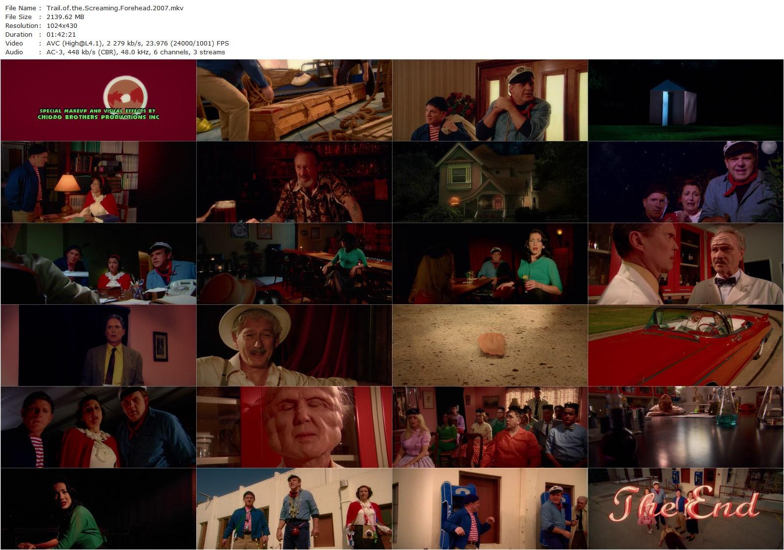 Trail of the Screaming Forehead (2007) Larry Blamire, Daniel Roebuck, Susan McConnell, Fay Masterson-poster