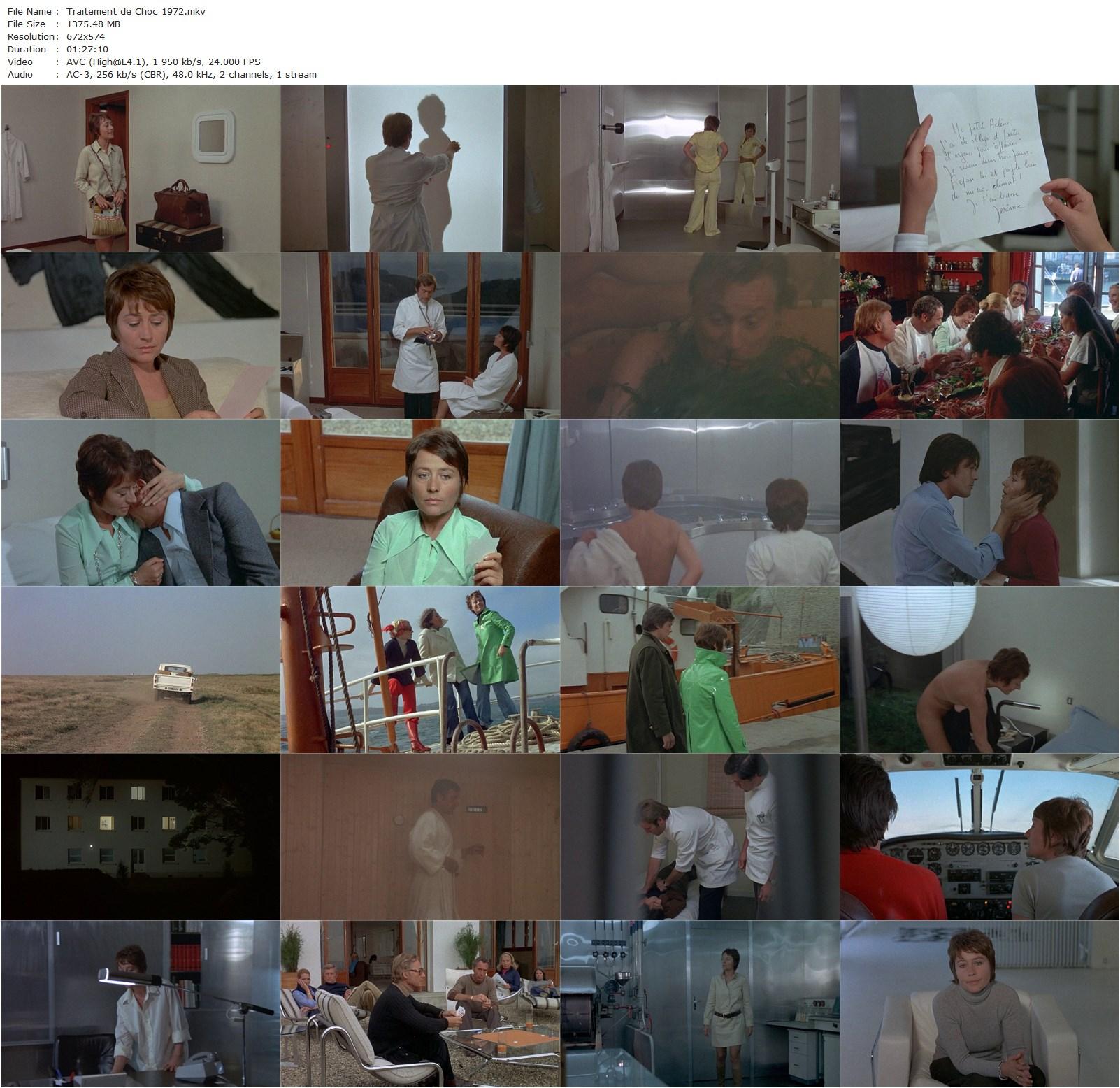 Shock Treatment / Traitement de choc (1973) Alain Jessua, Alain Delon, Annie Girardot, Robert Hirsch-poster