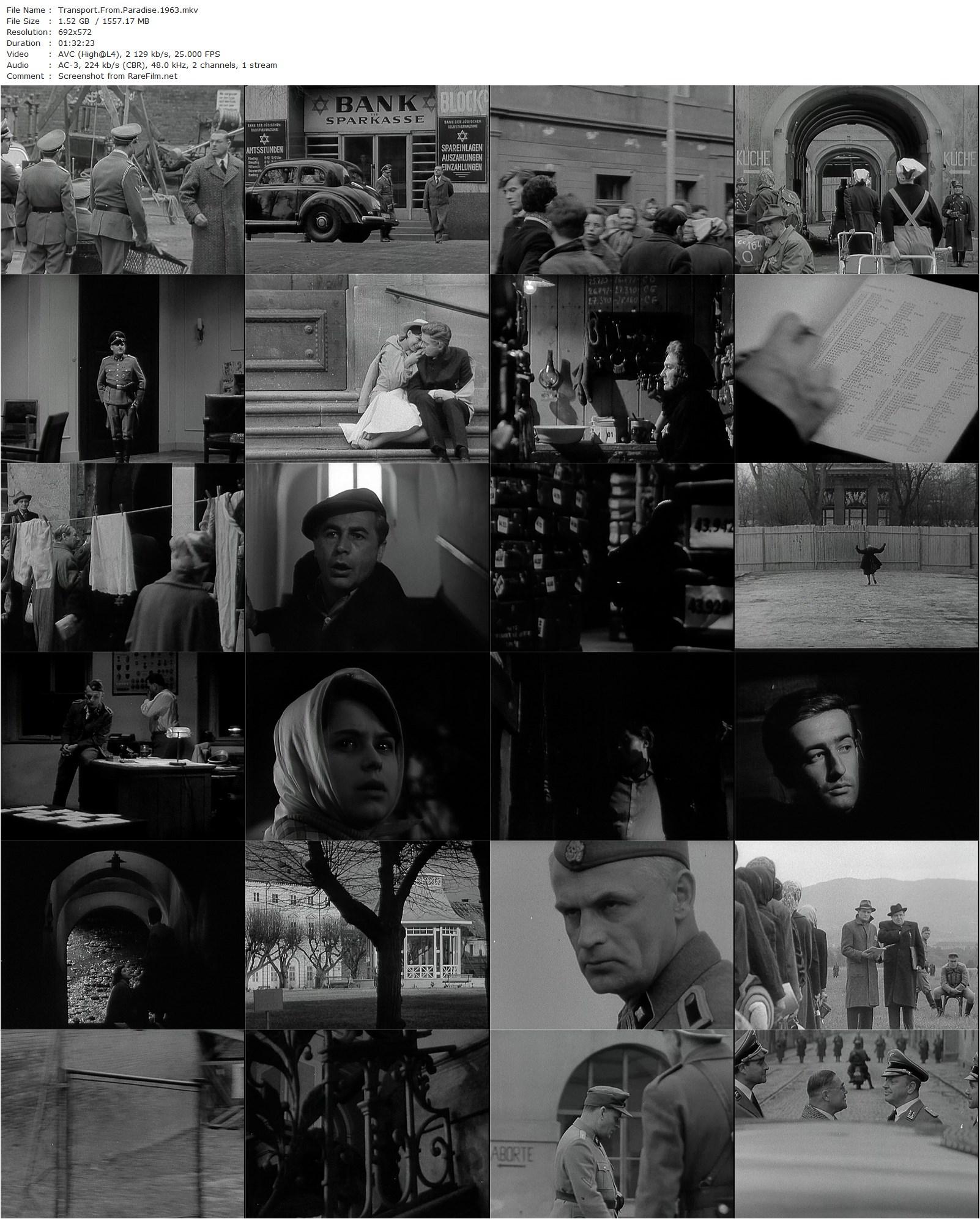 Transport From Paradise / Transport z ráje (1963) Zbynek Brynych, Zdenek Stepánek, Ilja Prachar, Jirí Vrstála-poster