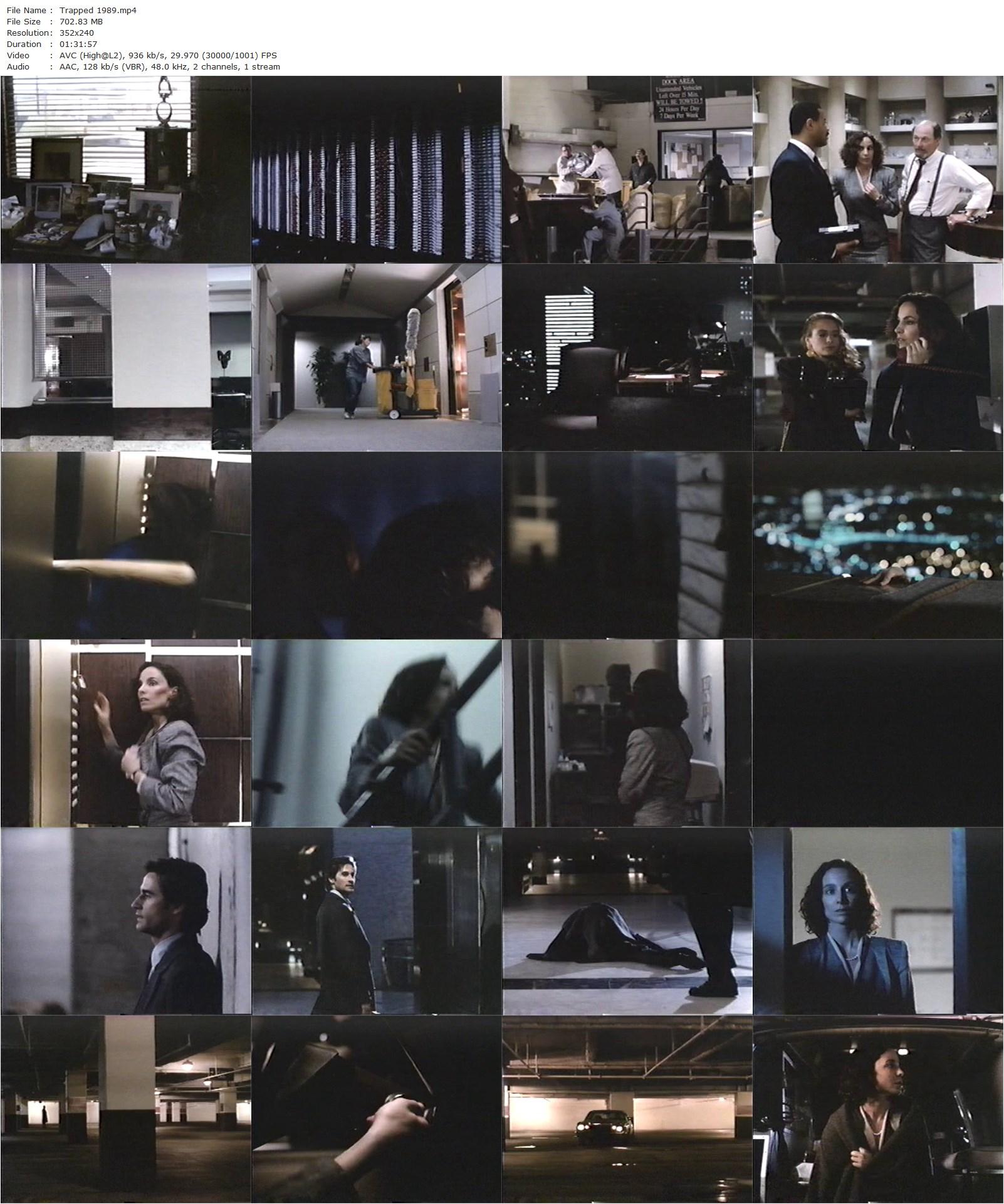 Trapped (1989) Fred Walton, Kathleen Quinlan, Bruce Abbott, Katy Boyer-poster