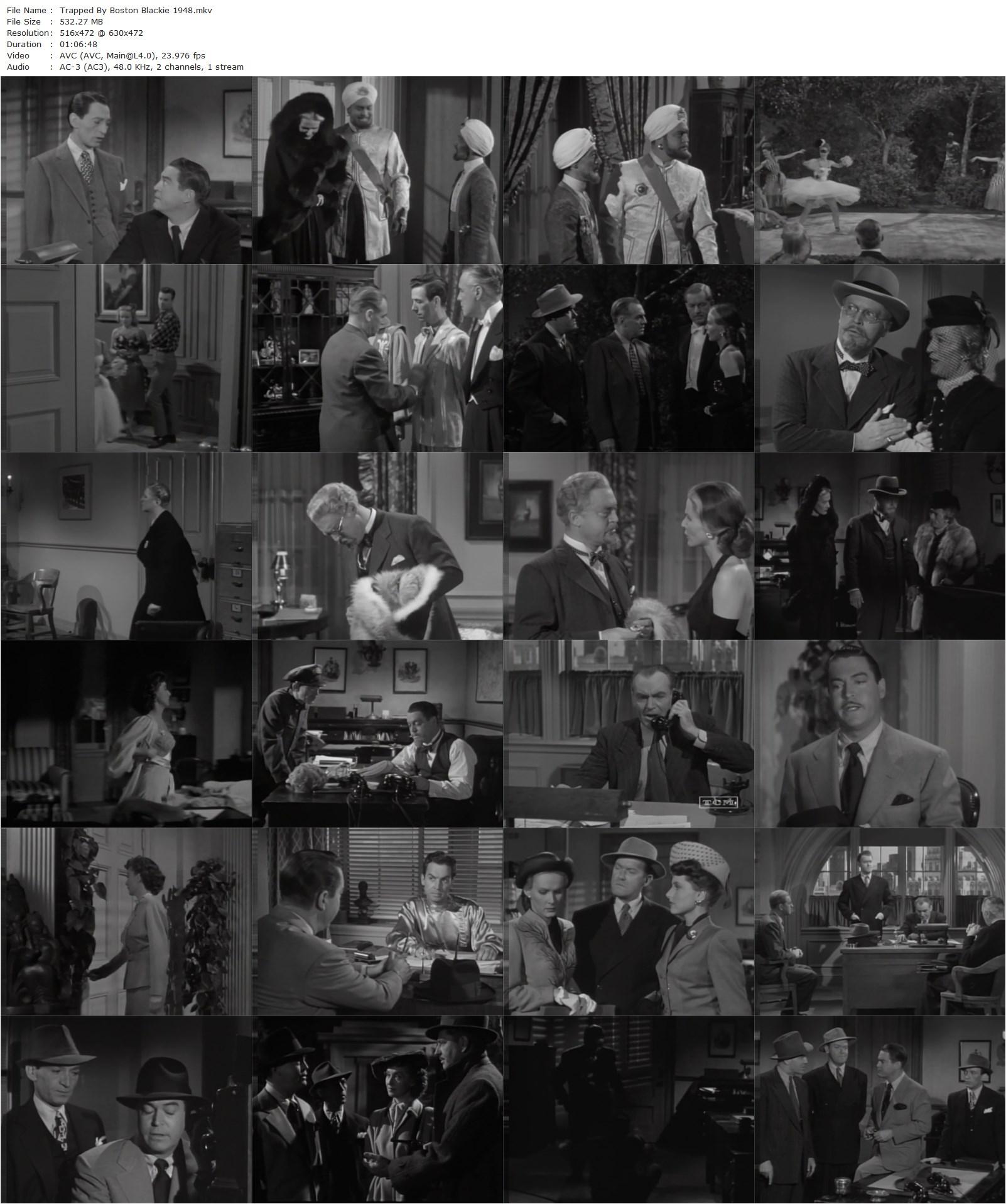 Trapped by Boston Blackie (1948) Seymour Friedman, Chester Morris, June Vincent, Richard Lane-poster