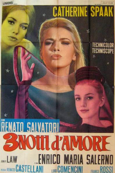 Three Nights of Love / 3 notti d’amore (1964) Renato Castellani, Luigi Comencini, Catherine Spaak, John Phillip Law, Renato Salvatori