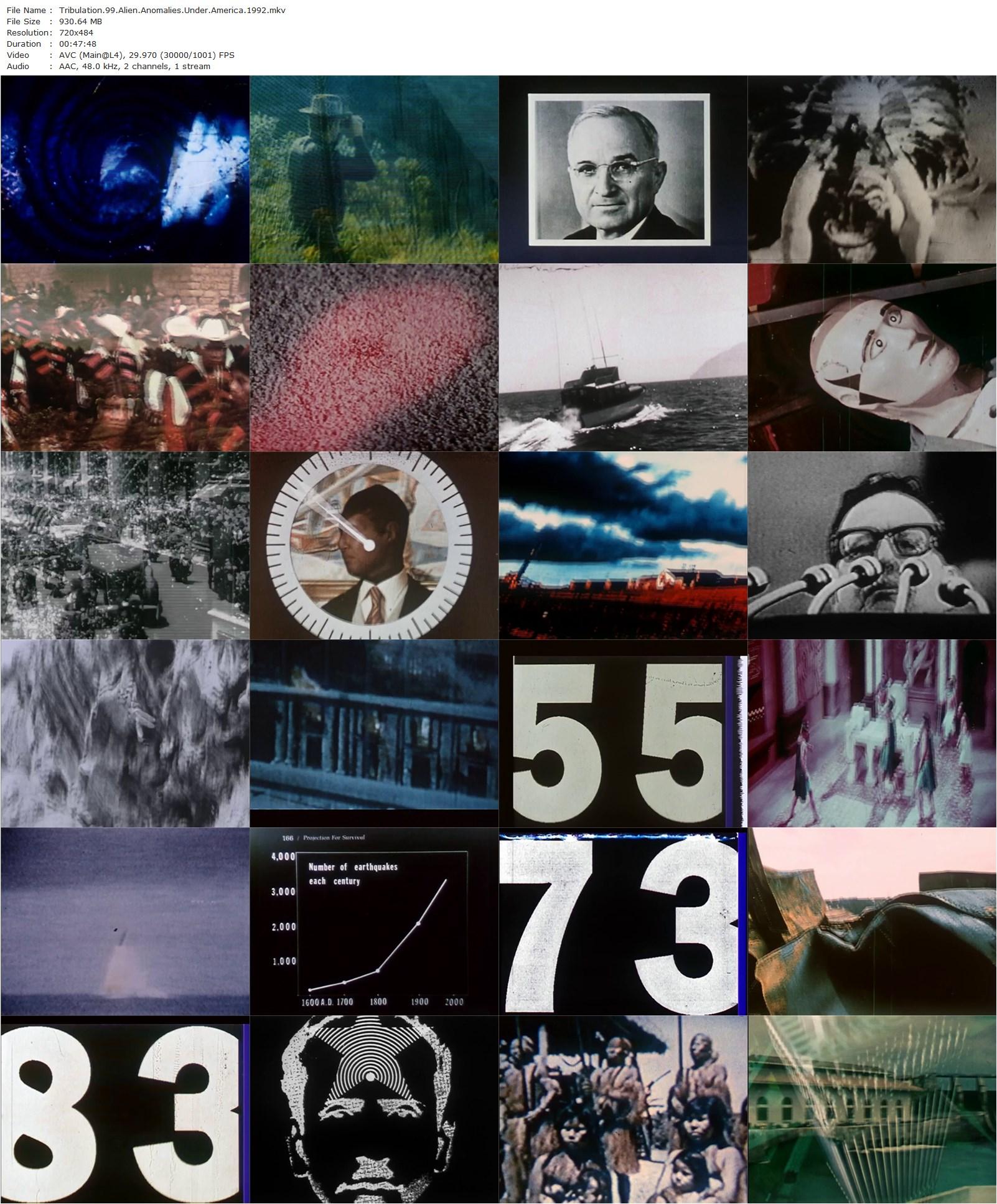 Tribulation 99: Alien Anomalies Under America (1992) Craig Baldwin, Maurice Bishop, Jimmy Carter, Fidel Castro-poster