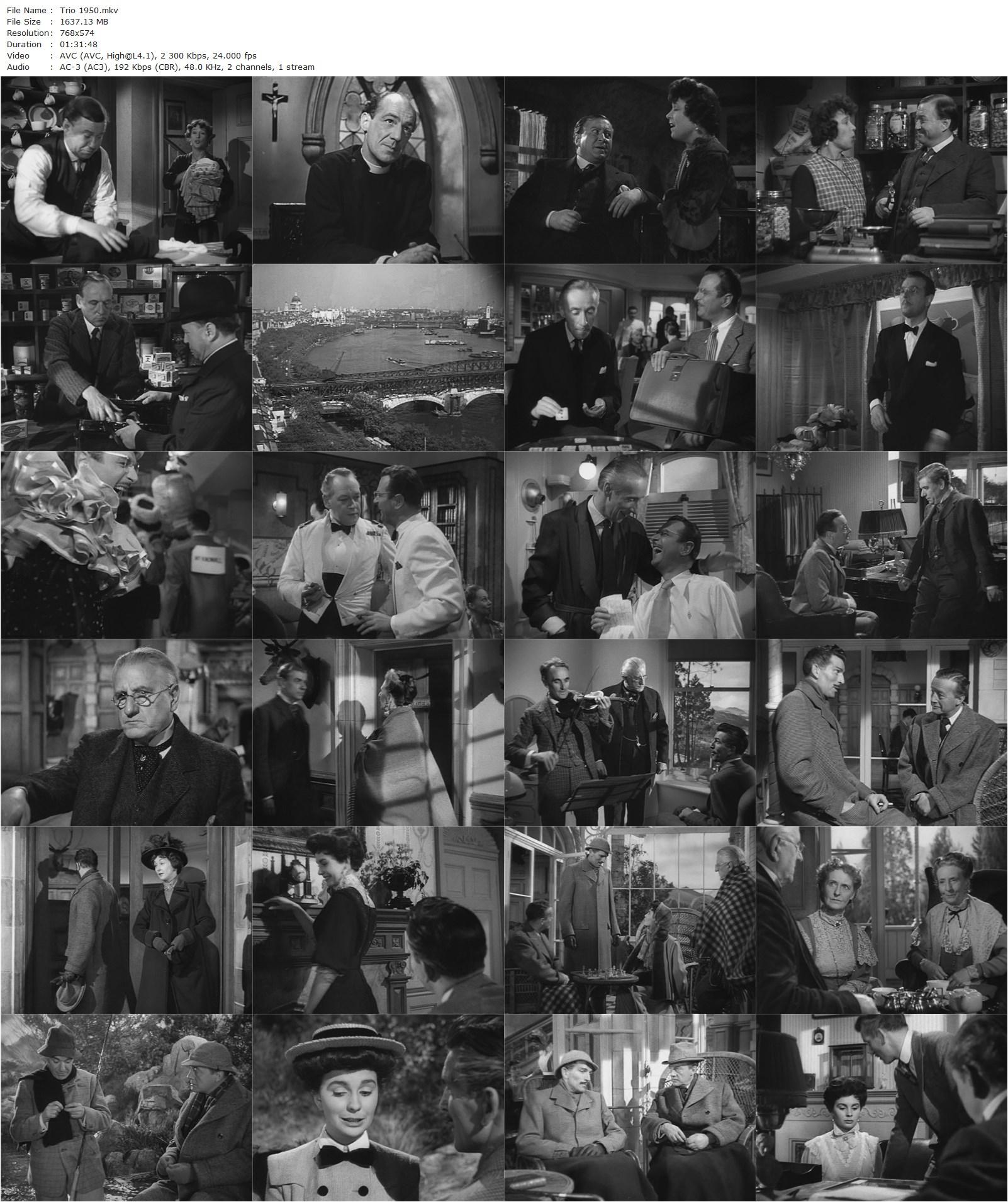 Trio (1950) Ken Annakin, Harold French, James Hayter, Kathleen Harrison, Felix Aylmer-poster