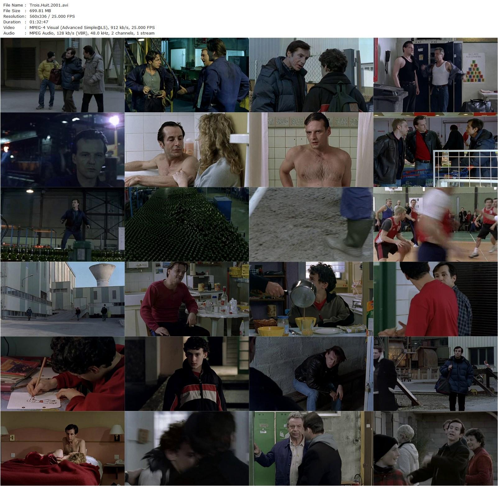 Trois huit / Nightshift (2001) Philippe Le Guay, Gérald Laroche, Marc Barbé, Luce Mouchel-poster