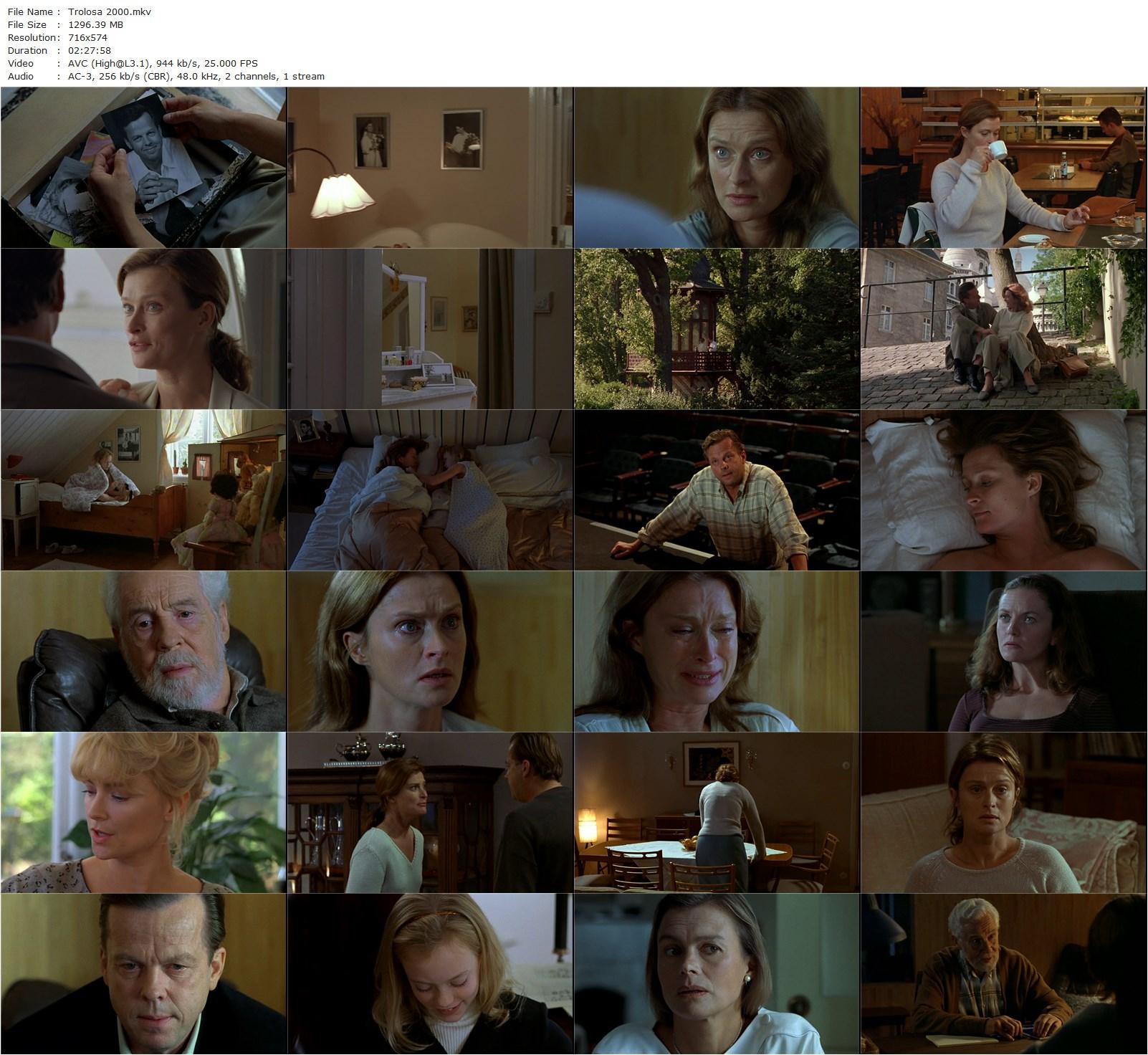 Faithless AKA Trolösa (2000) Liv Ullmann, Lena Endre, Erland Josephson, Krister Henriksson-poster