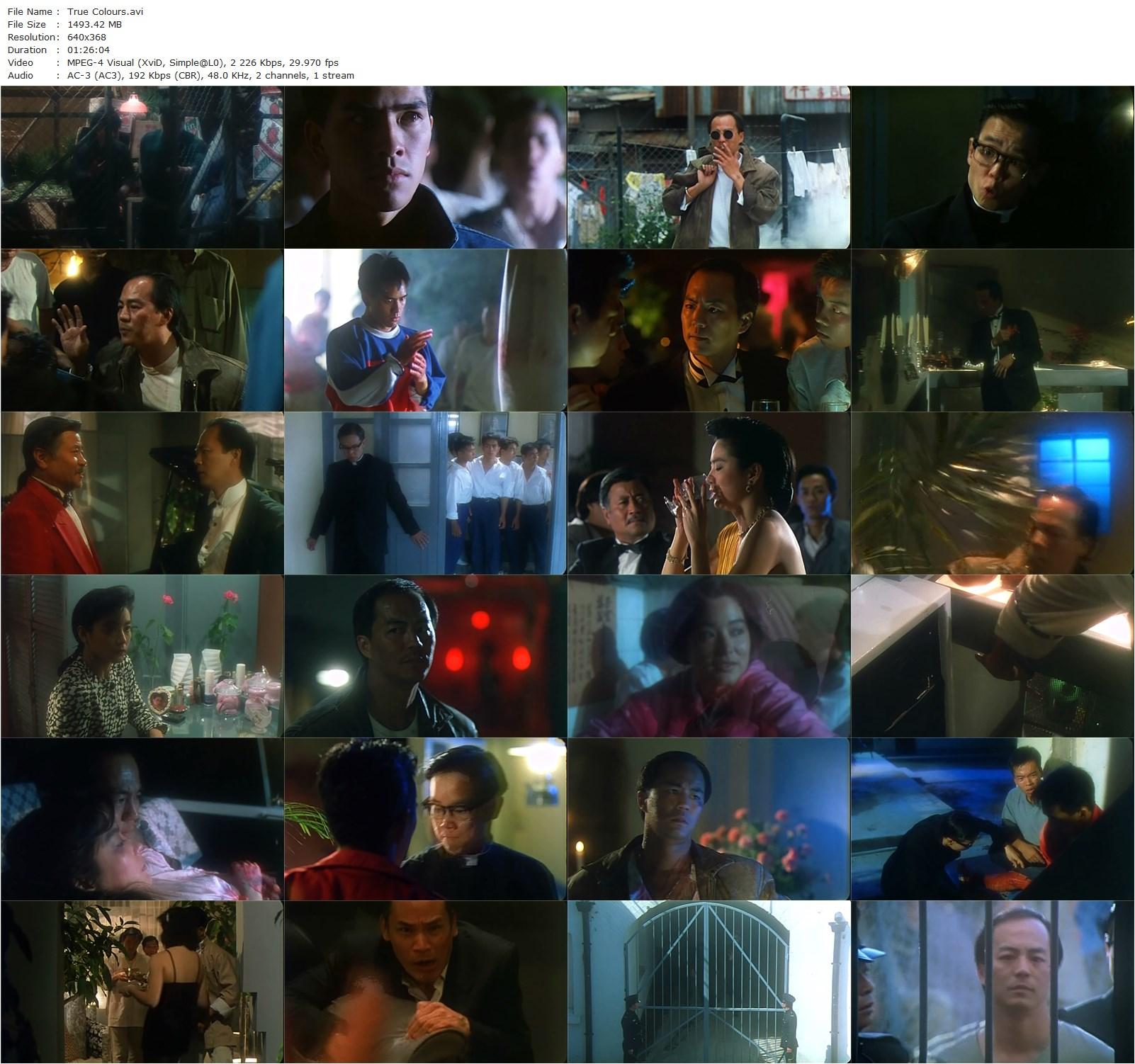 True Colors (1986) Kirk Wong, Lung Ti, Brigitte Lin, Raymond Bak-Ming Wong-poster