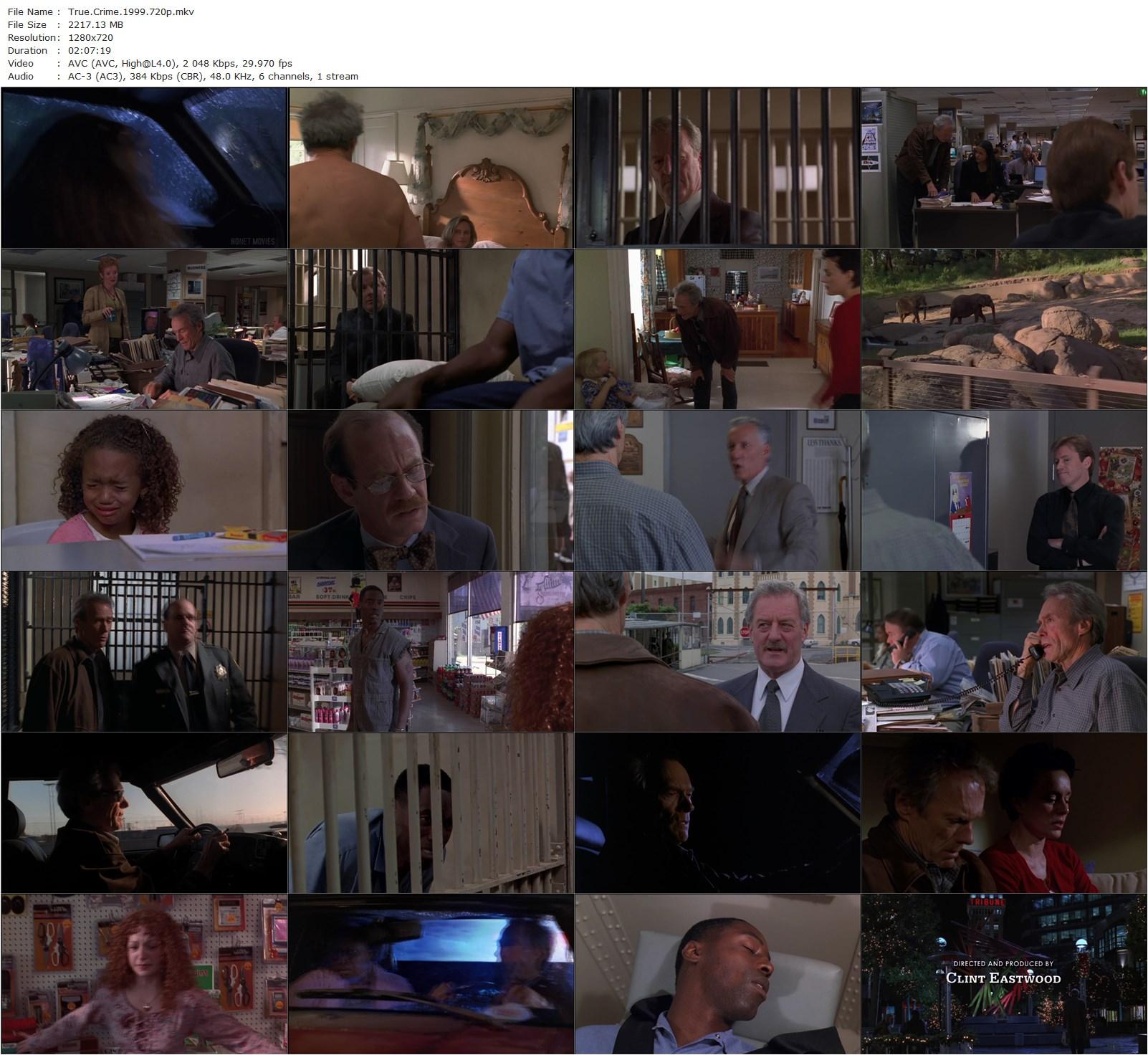 True Crime (1999) Clint Eastwood, Isaiah Washington, LisaGay Hamilton-poster