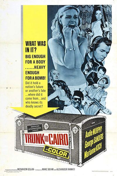 Trunk to Cairo (1965) Menahem Golan, Audie Murphy, George Sanders, Marianne Koch