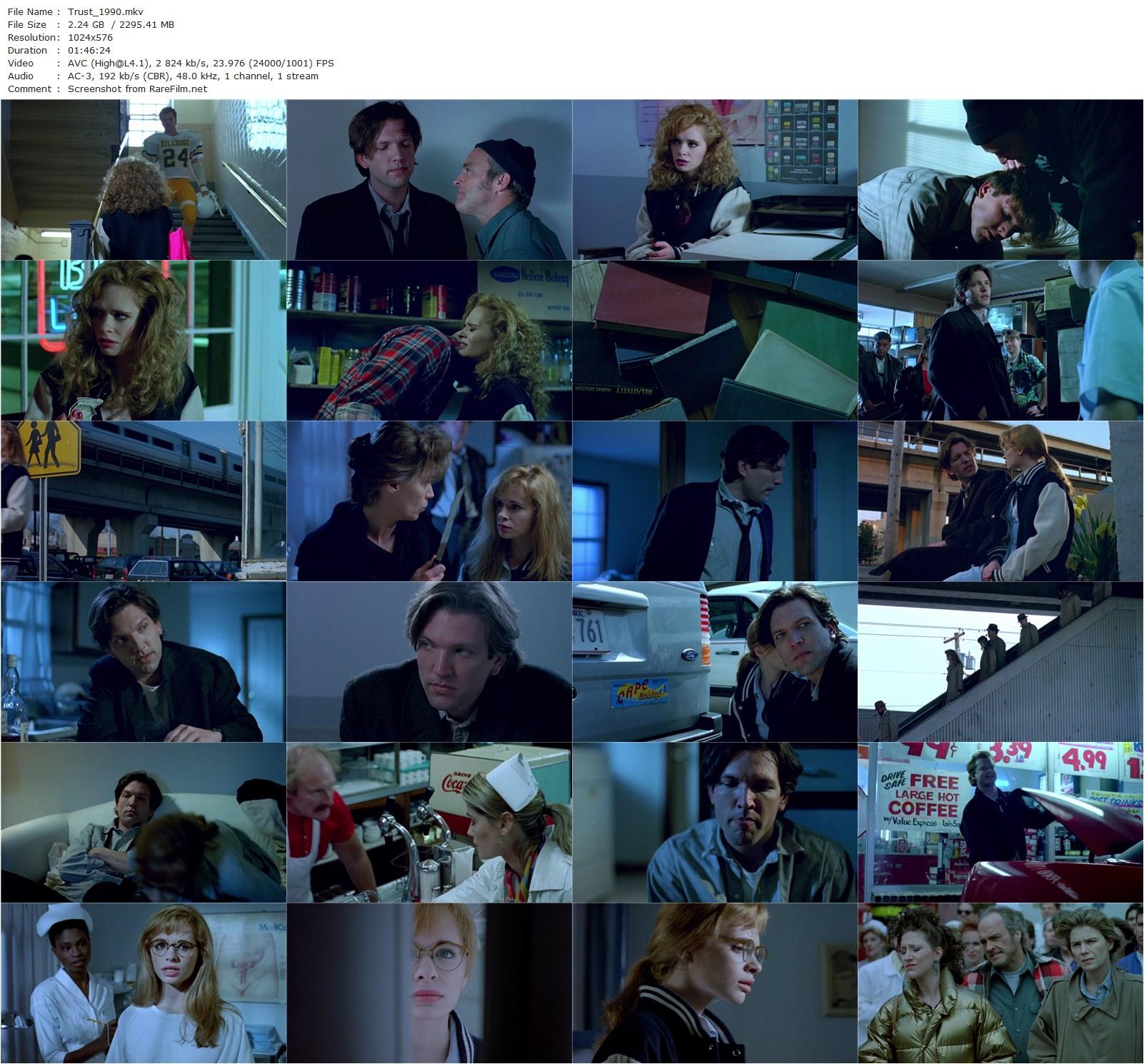 Trust (1990) Hal Hartley, Adrienne Shelly, Martin Donovan, Rebecca Nelson-poster