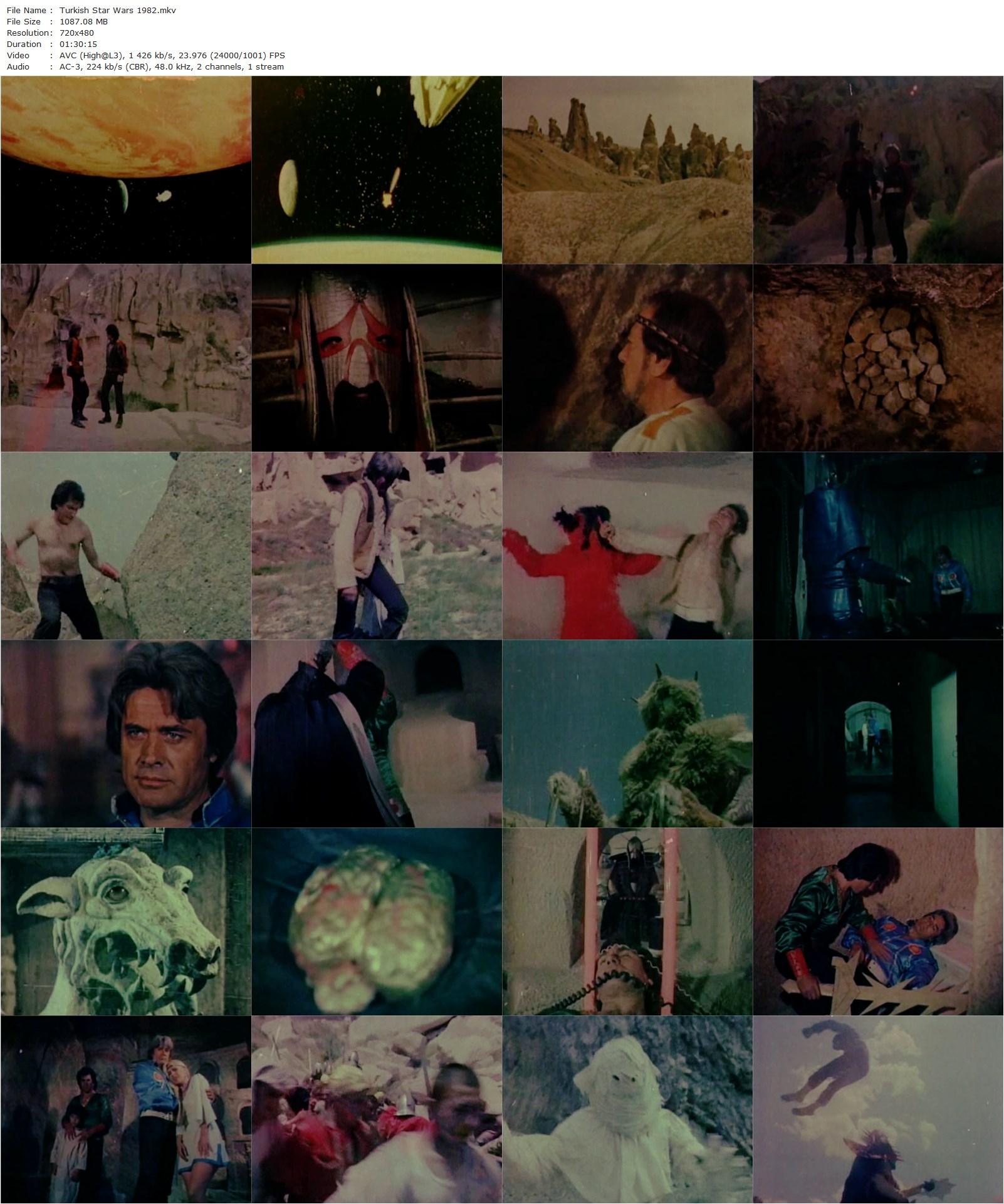 Turkish Star Wars AKA Dünyayi Kurtaran Adam (1982) Çetin Inanç, Cüneyt Arkin, Aytekin Akkaya, Füsun Uçar-poster