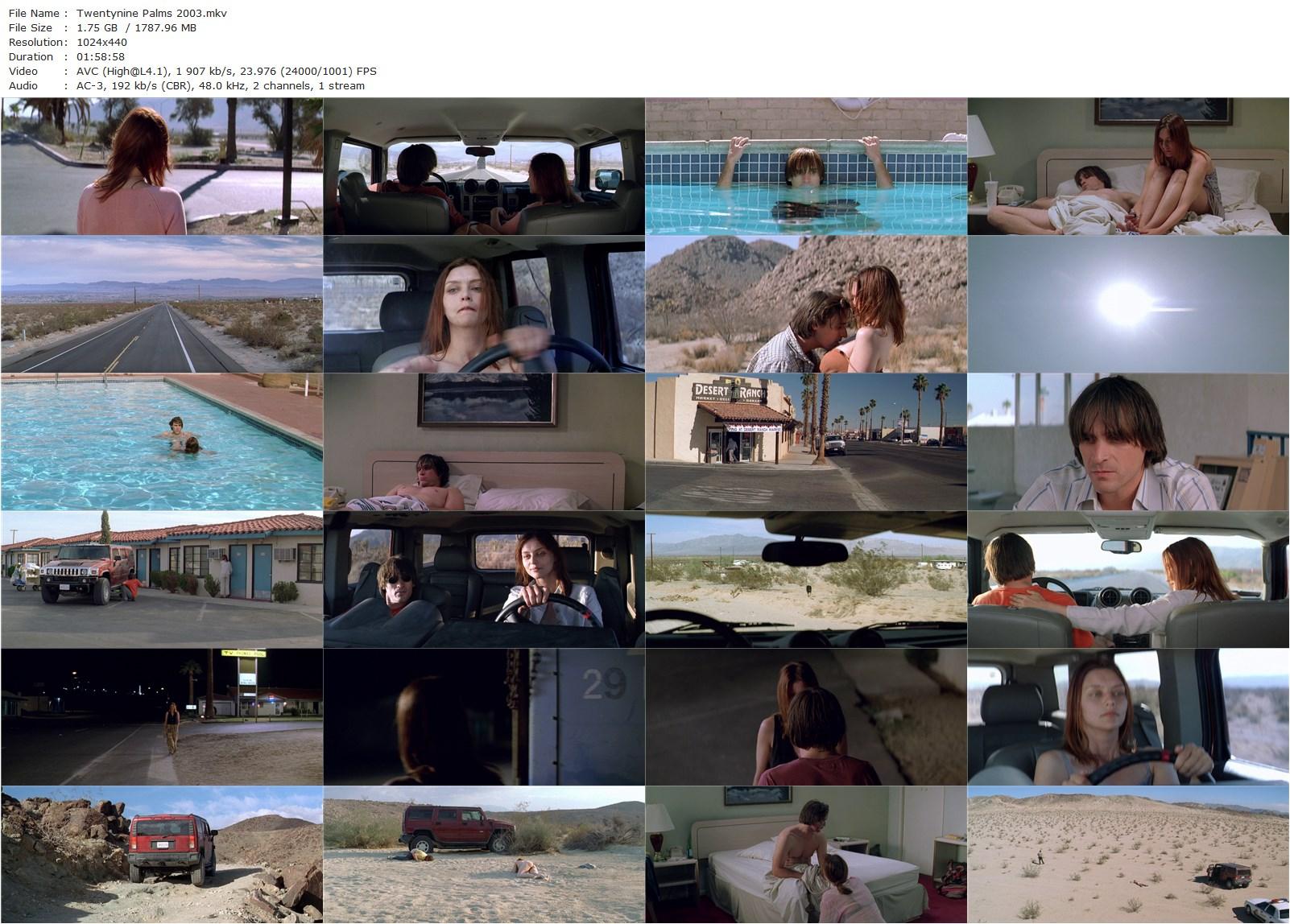 Twentynine Palms (2003) Bruno Dumont, Yekaterina Golubeva, David Wissak-poster