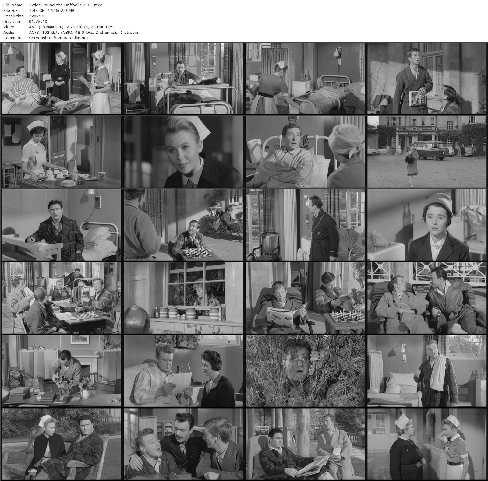 Twice Round the Daffodils (1962) Gerald Thomas, Juliet Mills, Donald Sinden, Donald Houston-poster