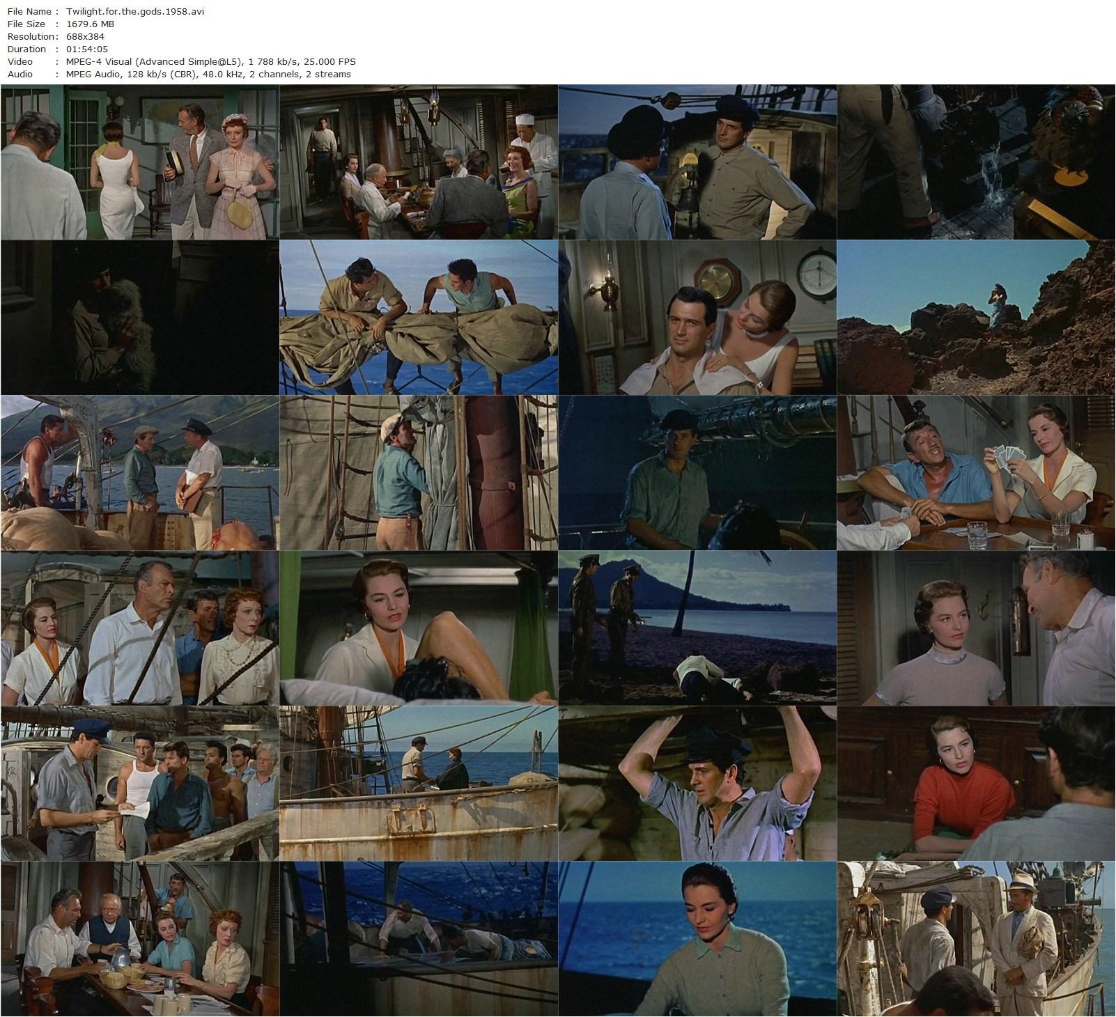 Twilight for the Gods (1958) Joseph Pevney, Rock Hudson, Cyd Charisse, Arthur Kennedy-poster