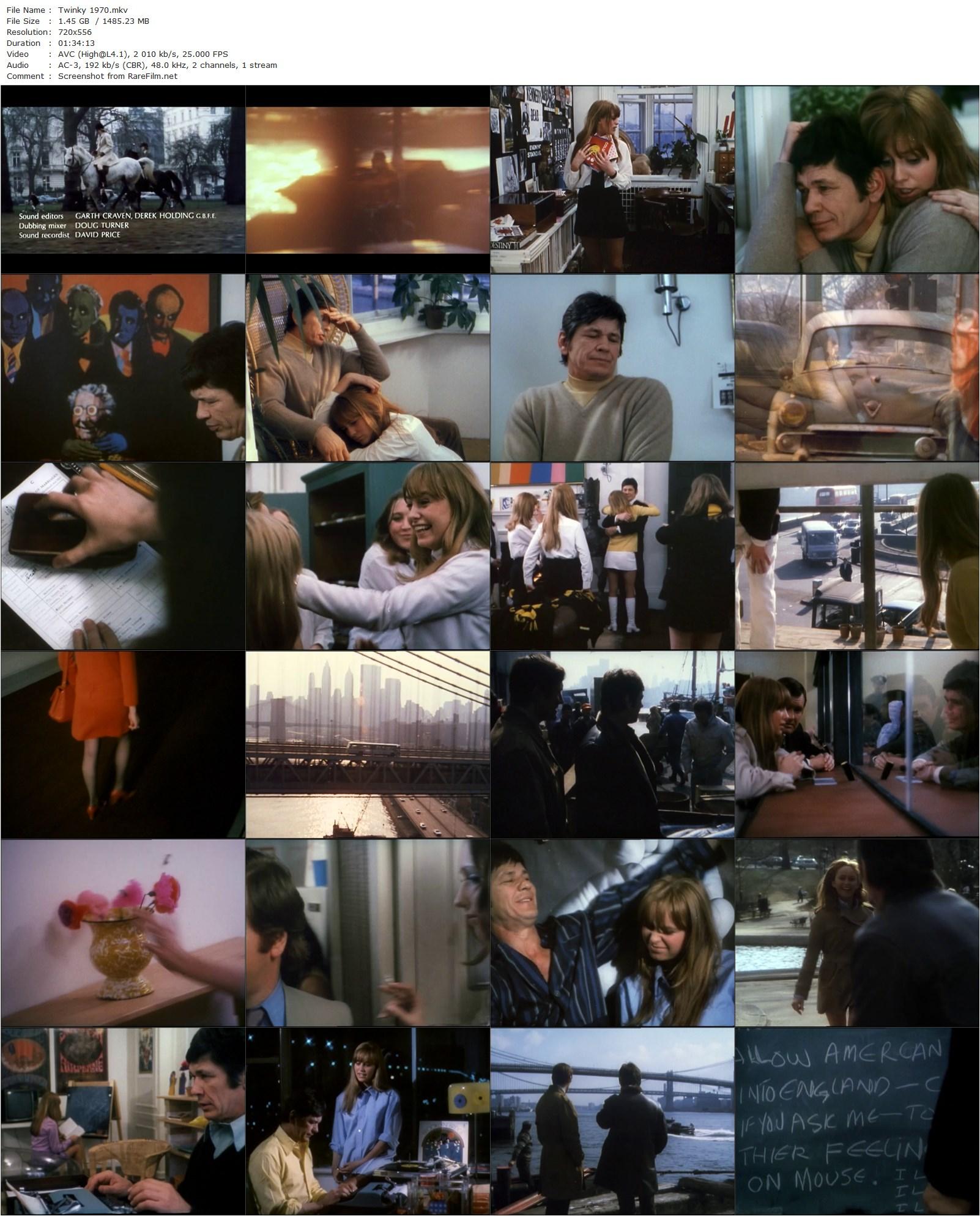 Twinky (1970) Richard Donner, Charles Bronson, Orson Bean, Honor Blackman-poster