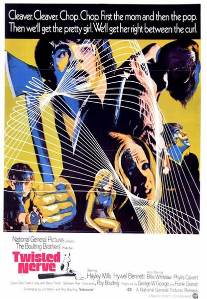 Twisted Nerve (1968) Roy Boulting, Hayley Mills, Hywel Bennett, Billie Whitelaw