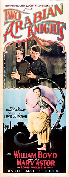 Two Arabian Knights (1927) Lewis Milestone, William Boyd, Mary Astor, Louis Wolheim